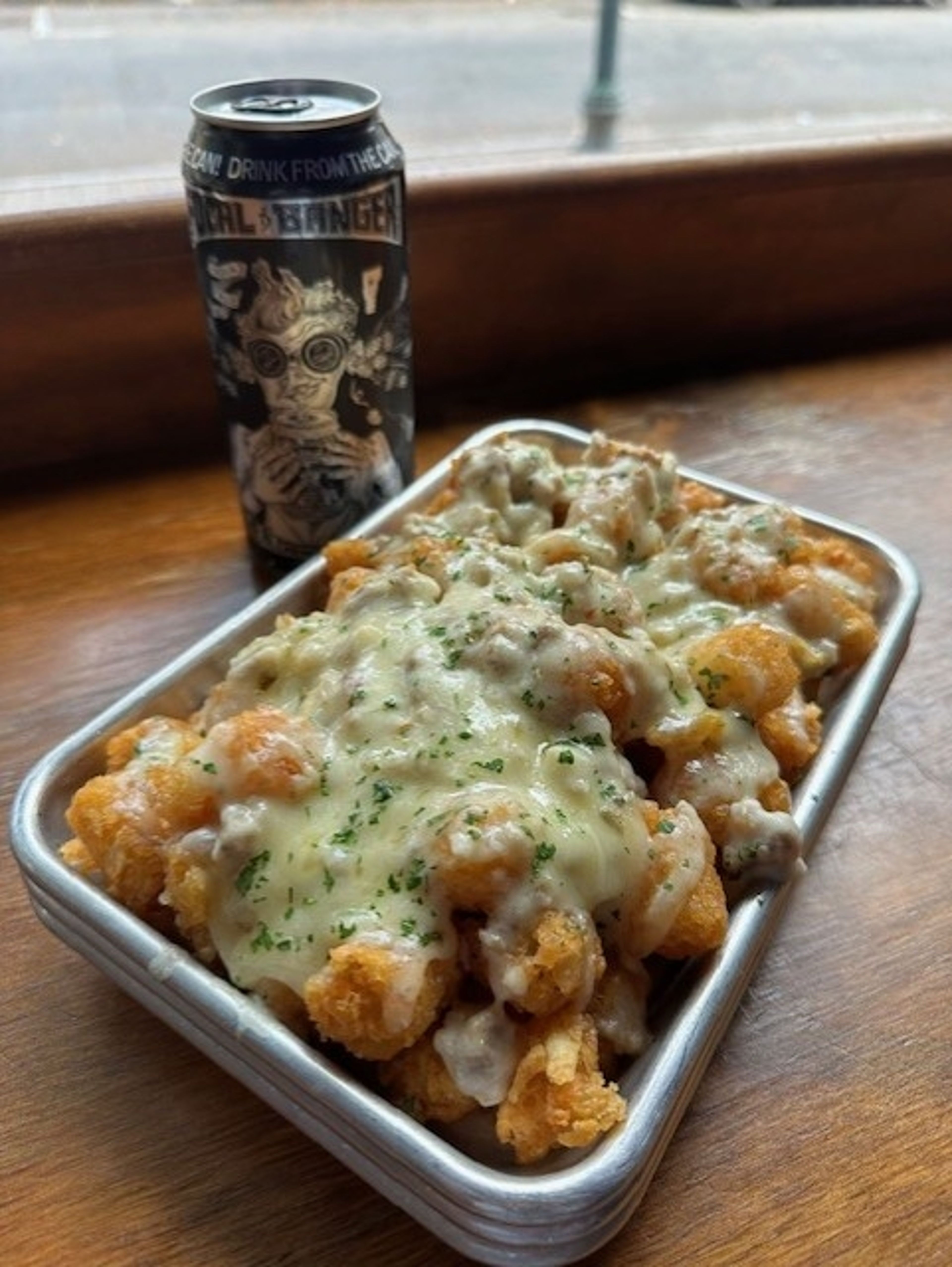 LOADED TATER TOTS.