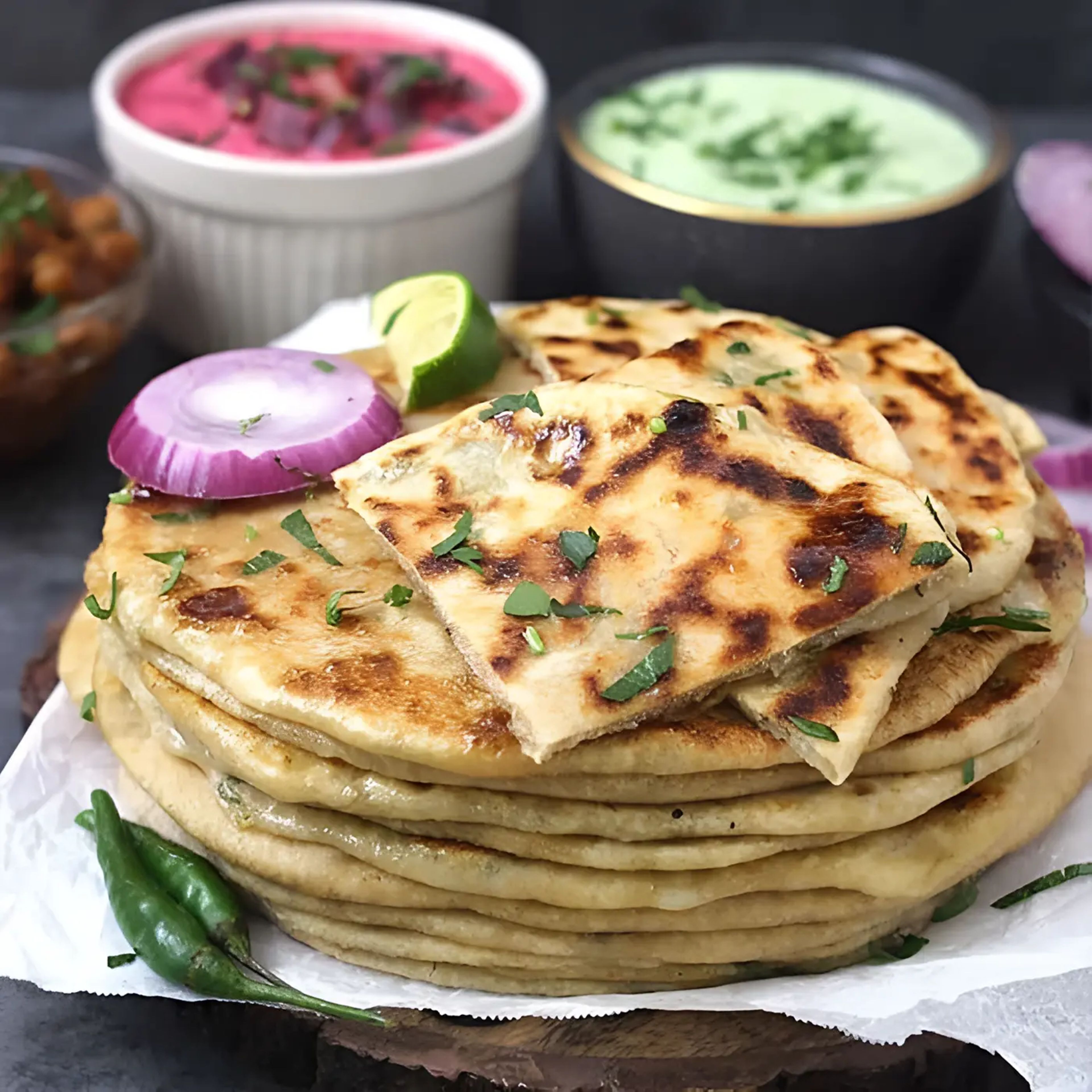Aloo Parata (3 pcs).