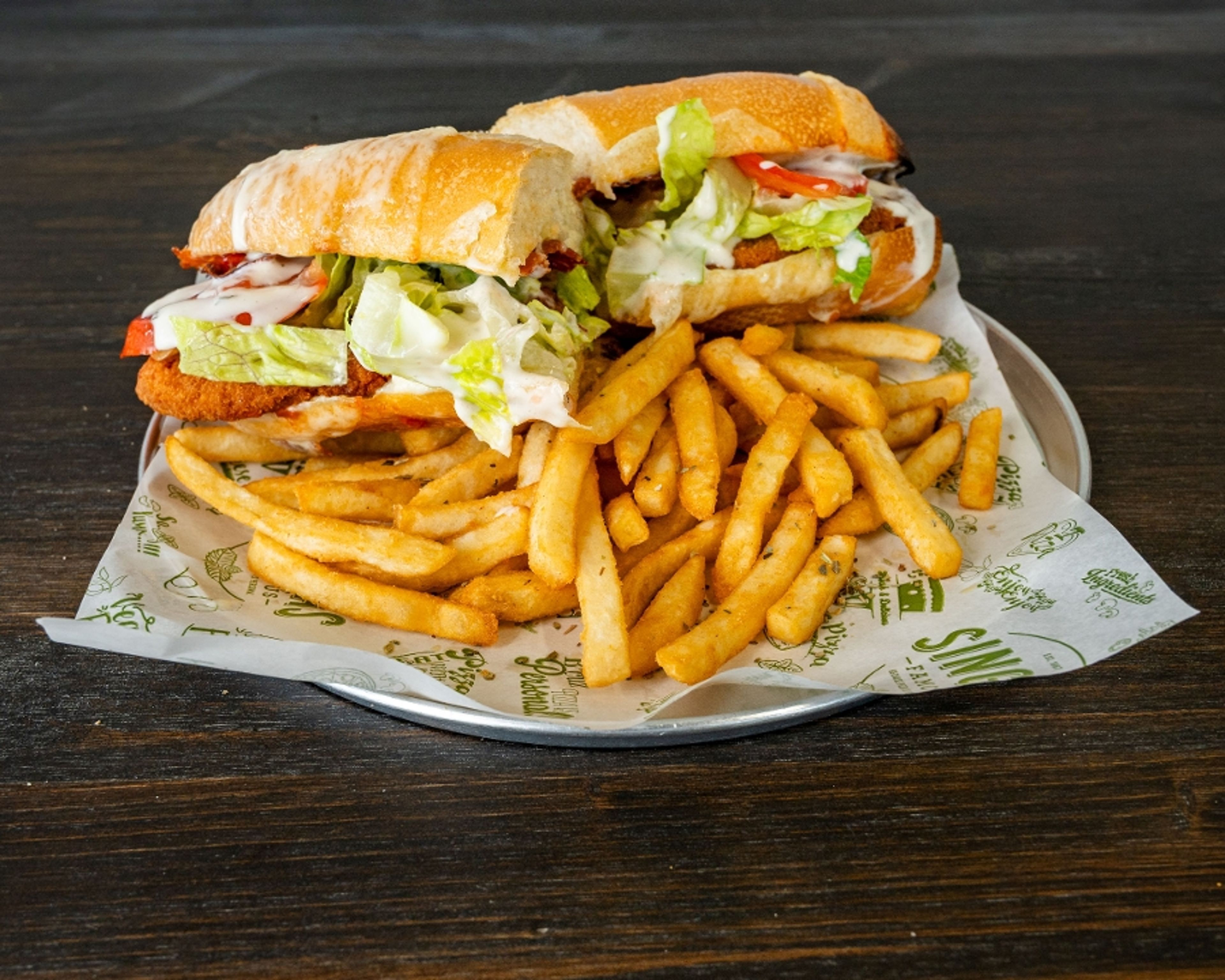 Chicken Bacon Ranch Sandwich.