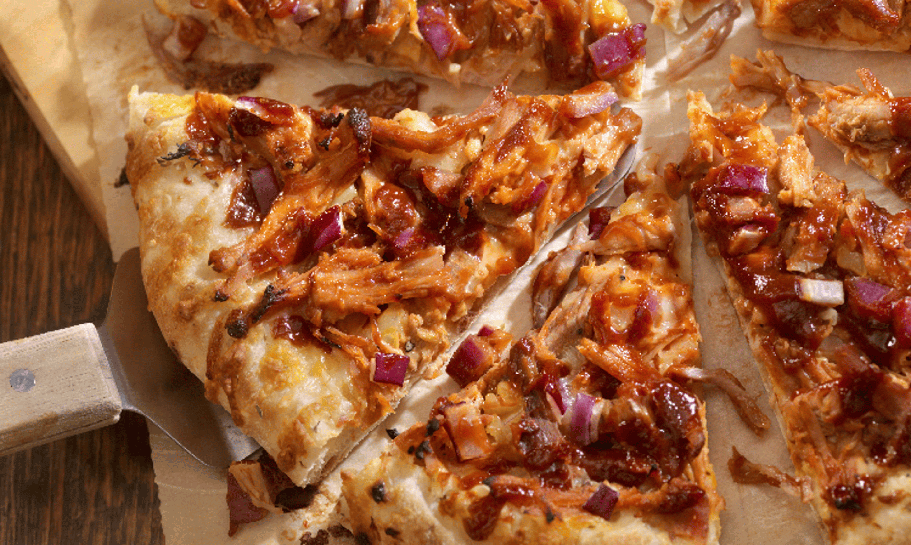BBQ Chicken Pizza.
