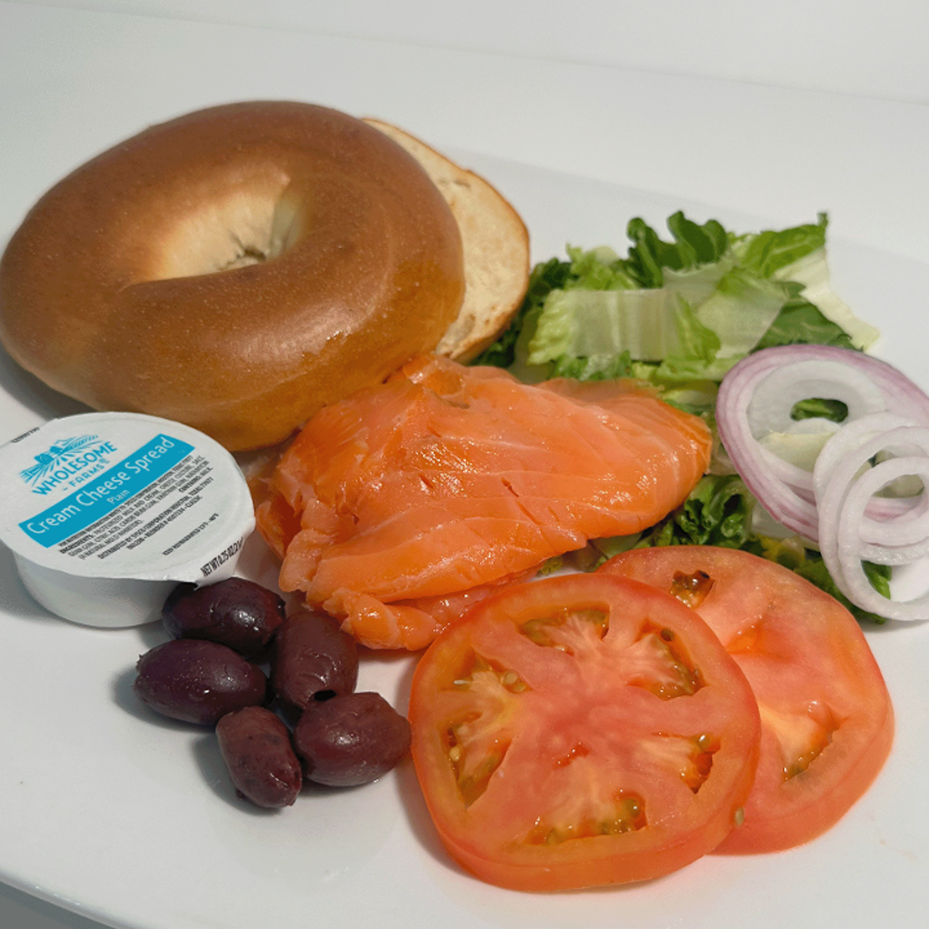 TOASTED BAGEL - ALL THE WAY.