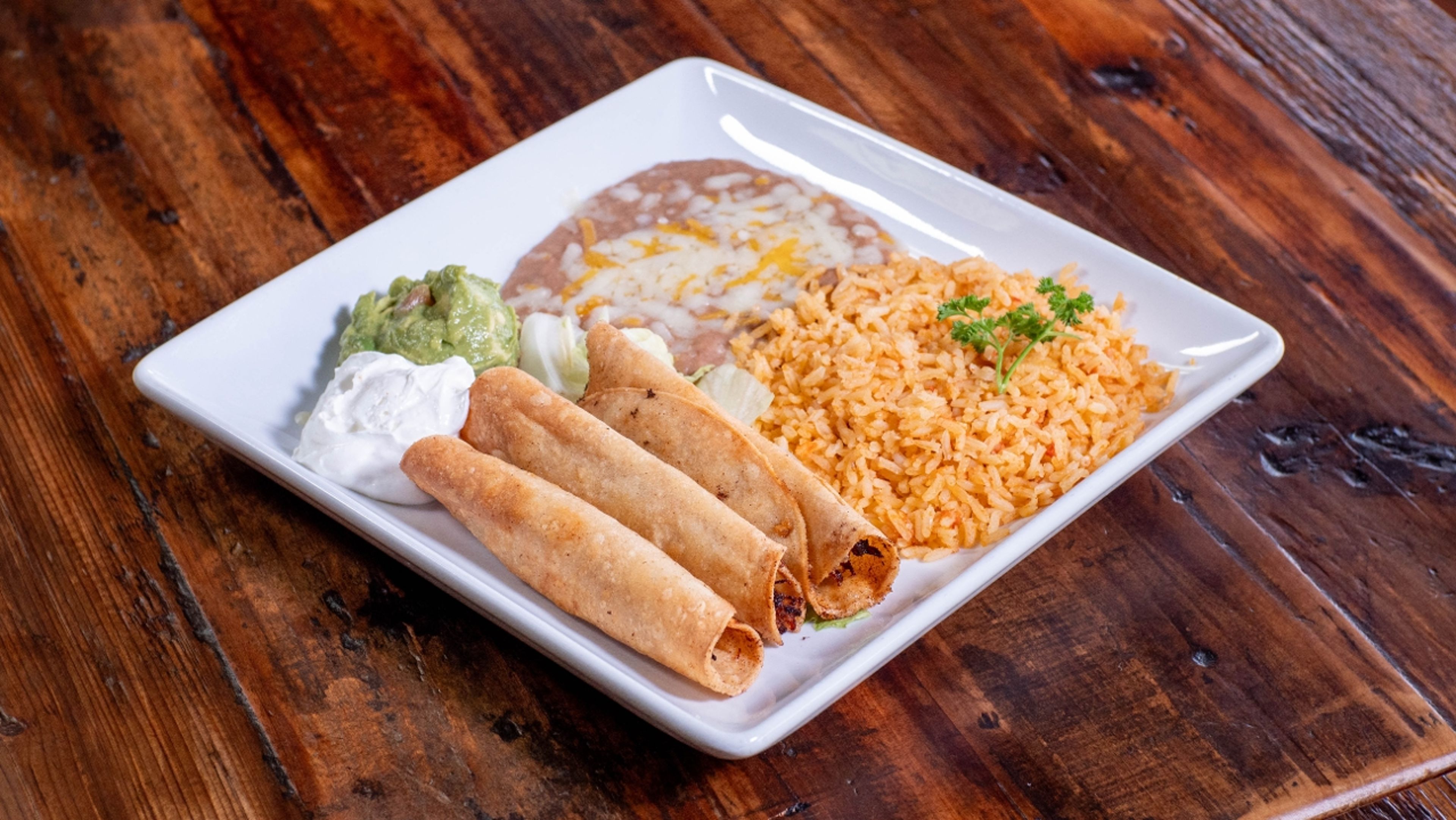 Three Taquitos Cmbo.