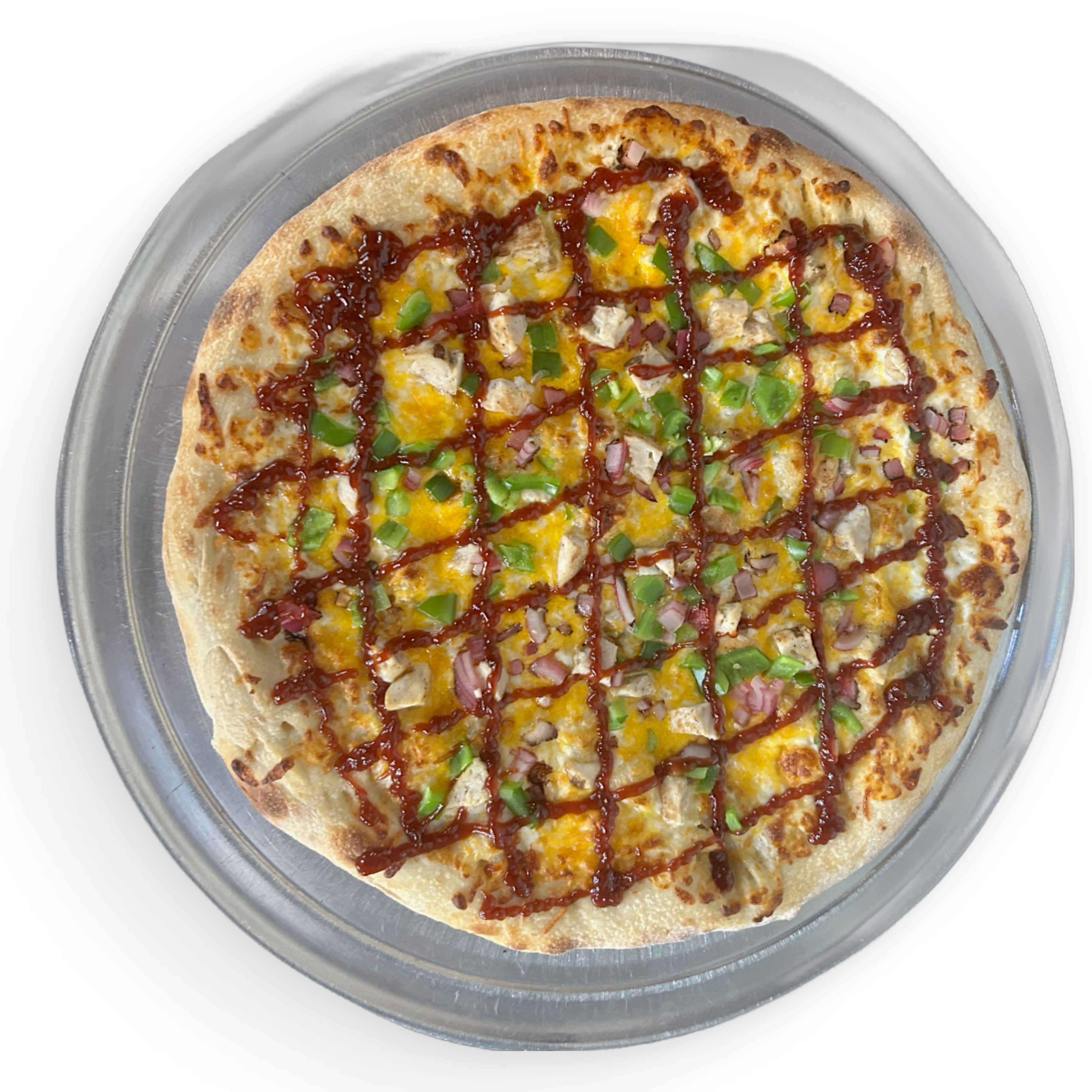 BBQ Chicken Pizza.