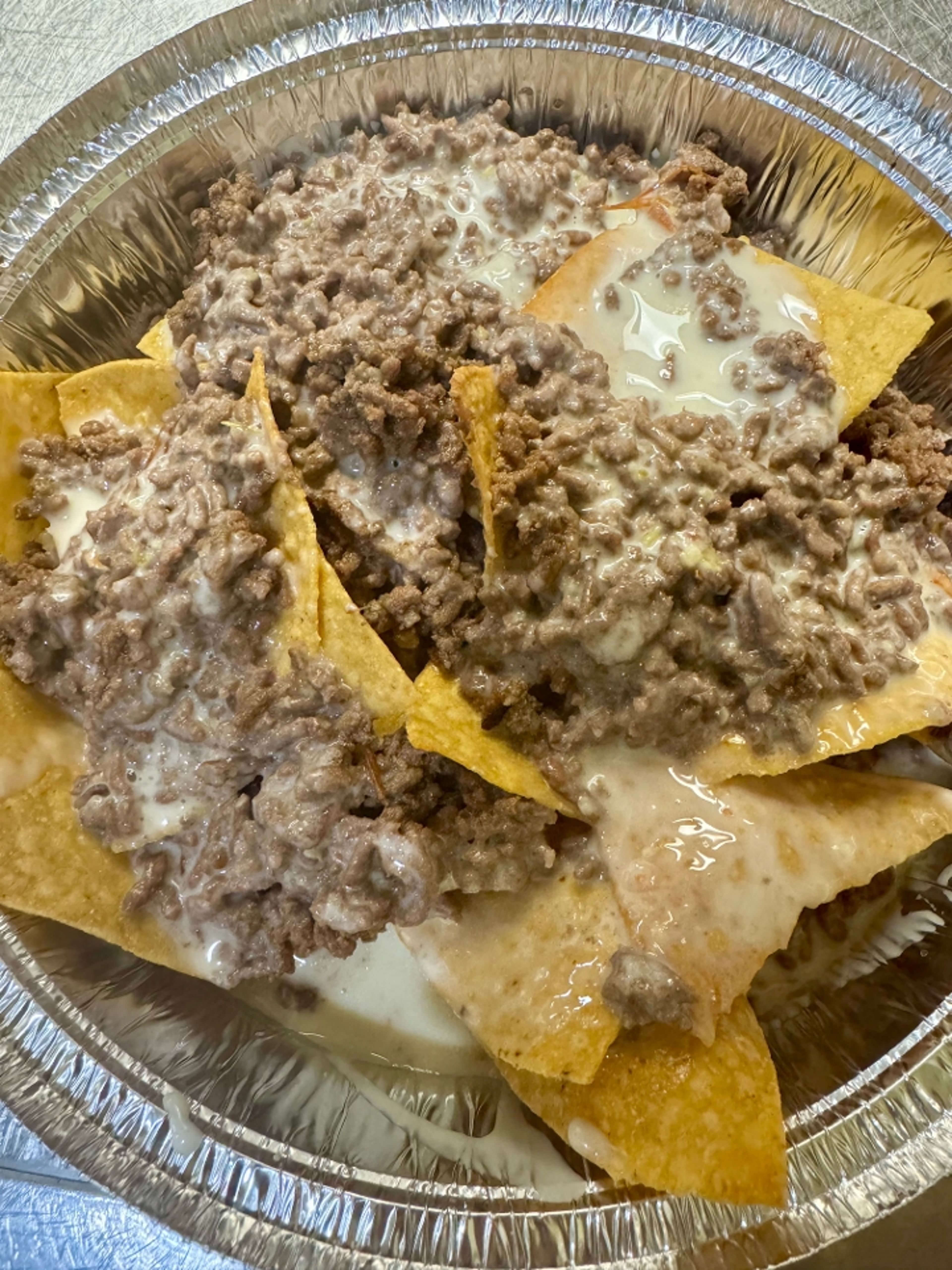 Ground Beef Nachos.