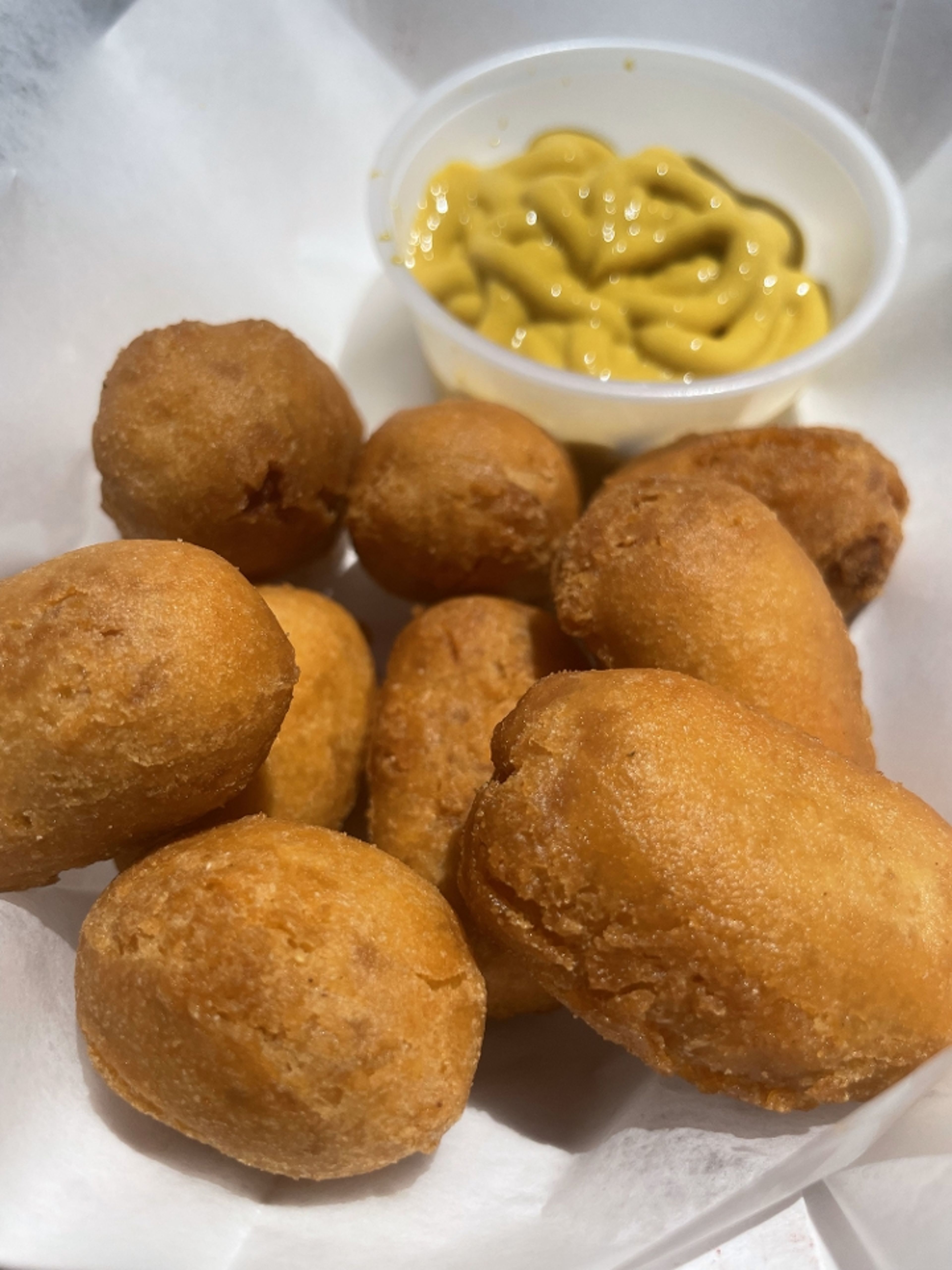Mini Corn Dogs.