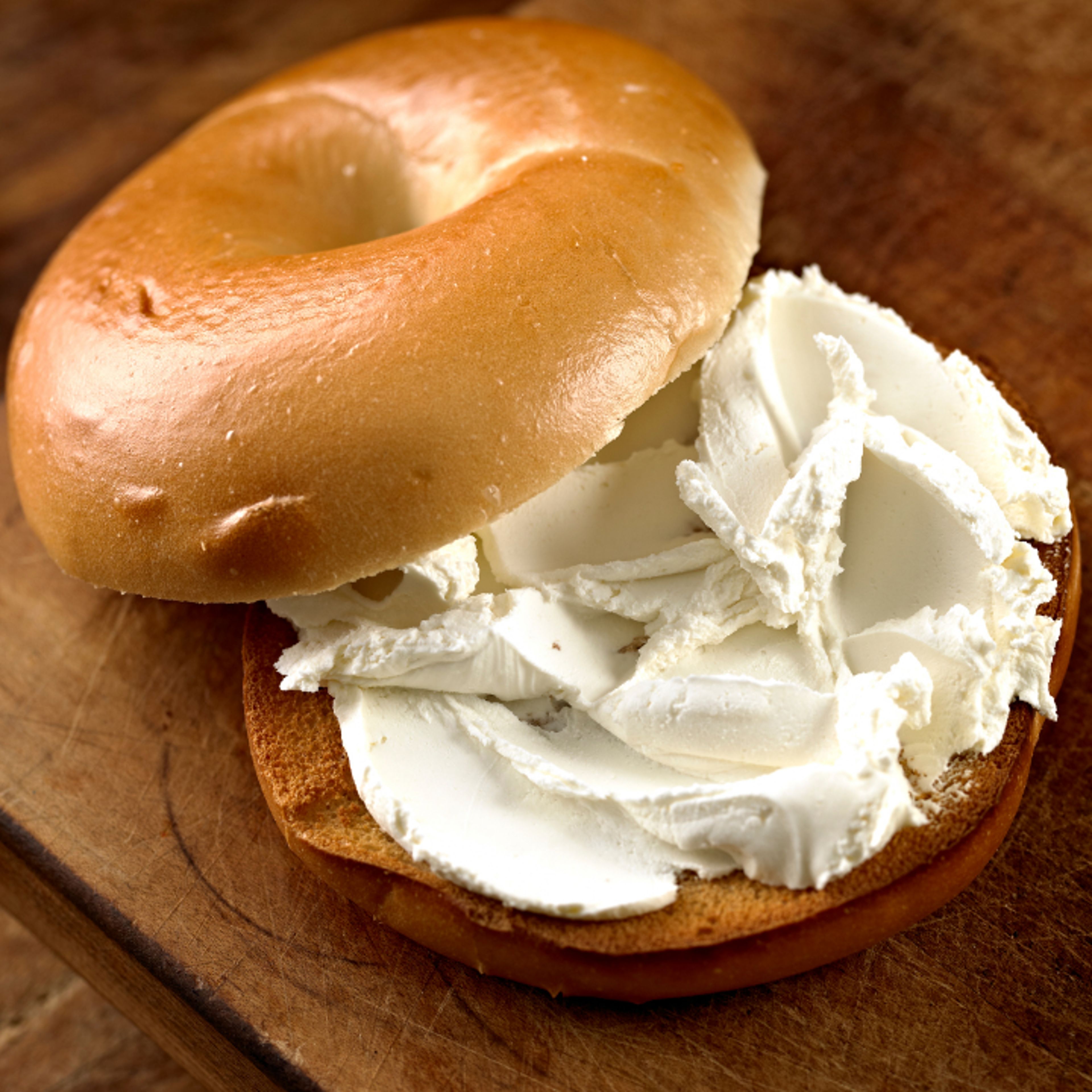 Bagel with Plain Cream Cheese.