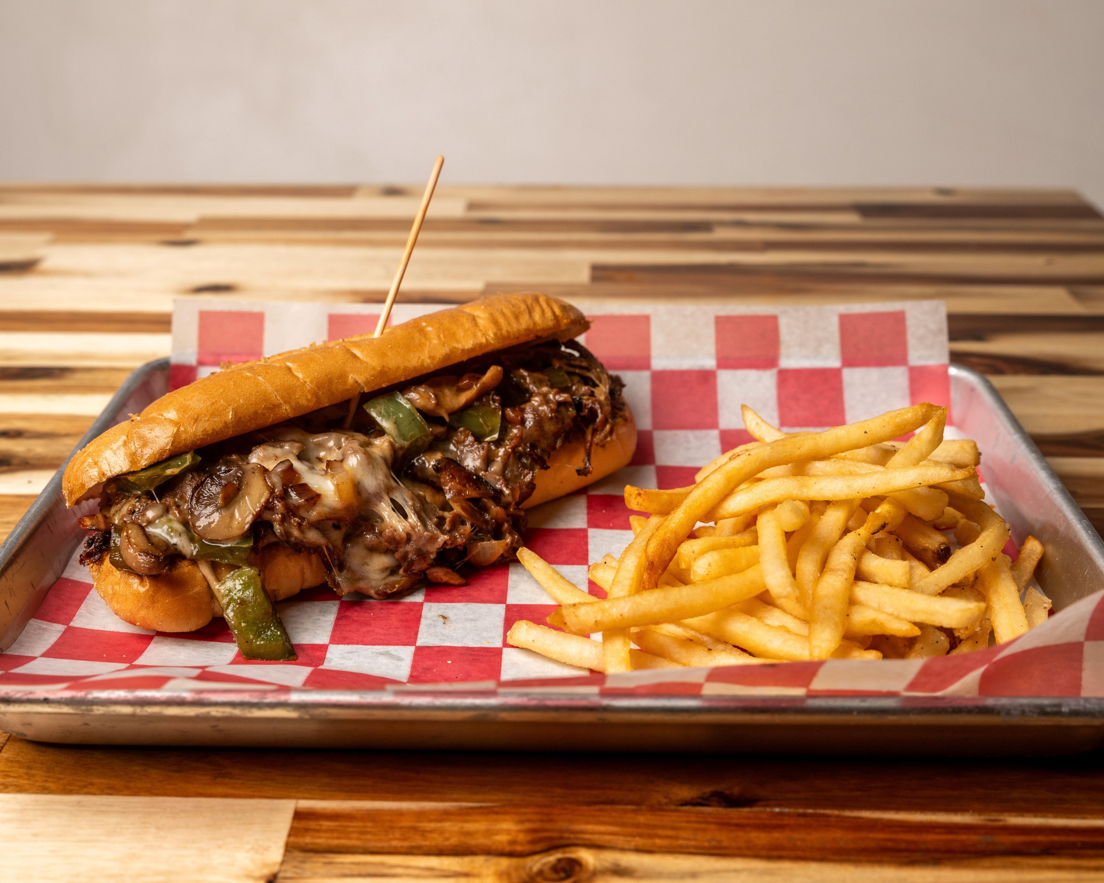 PHILLY CHEESE STEAK.