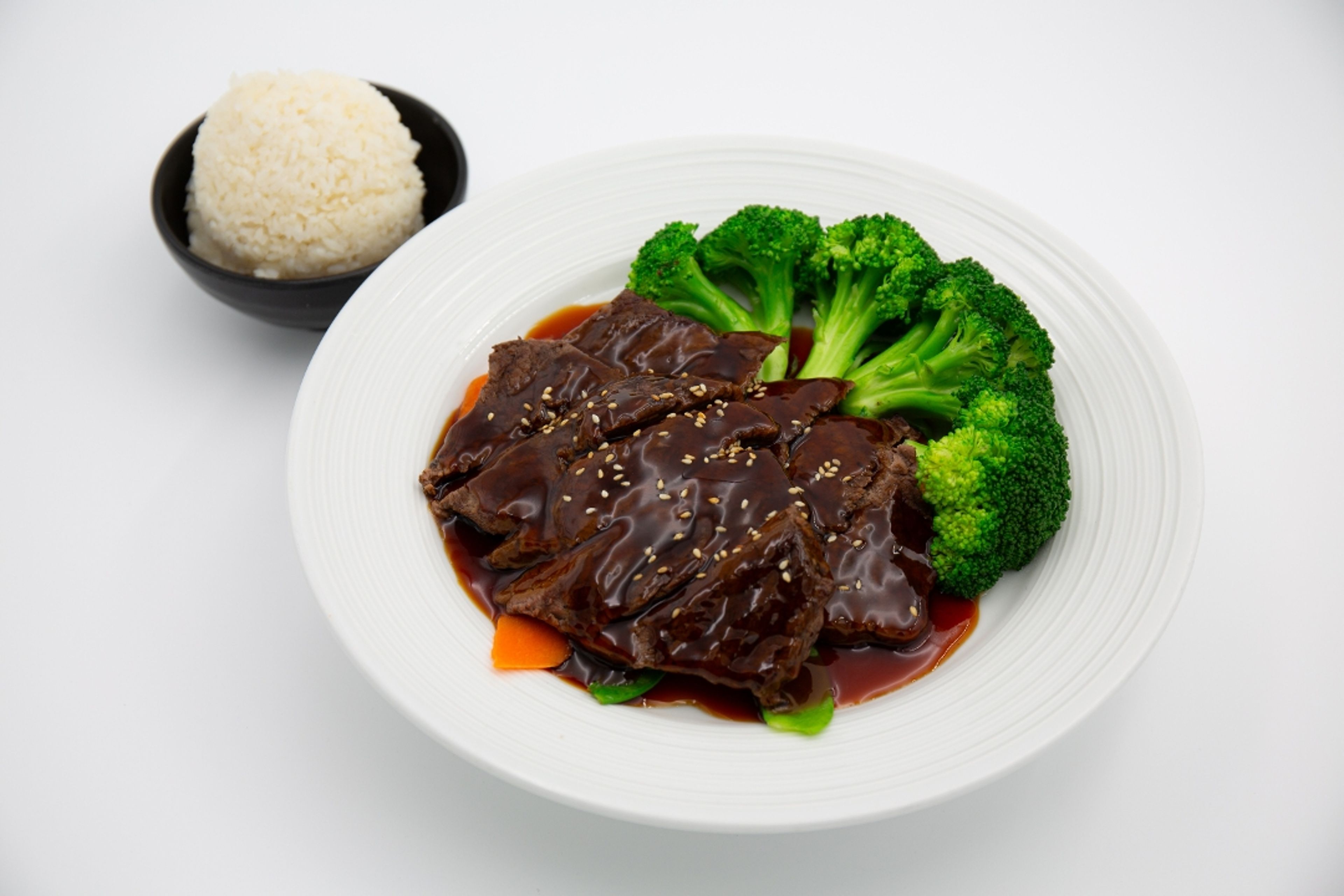 Teriyaki Steak Dinner.
