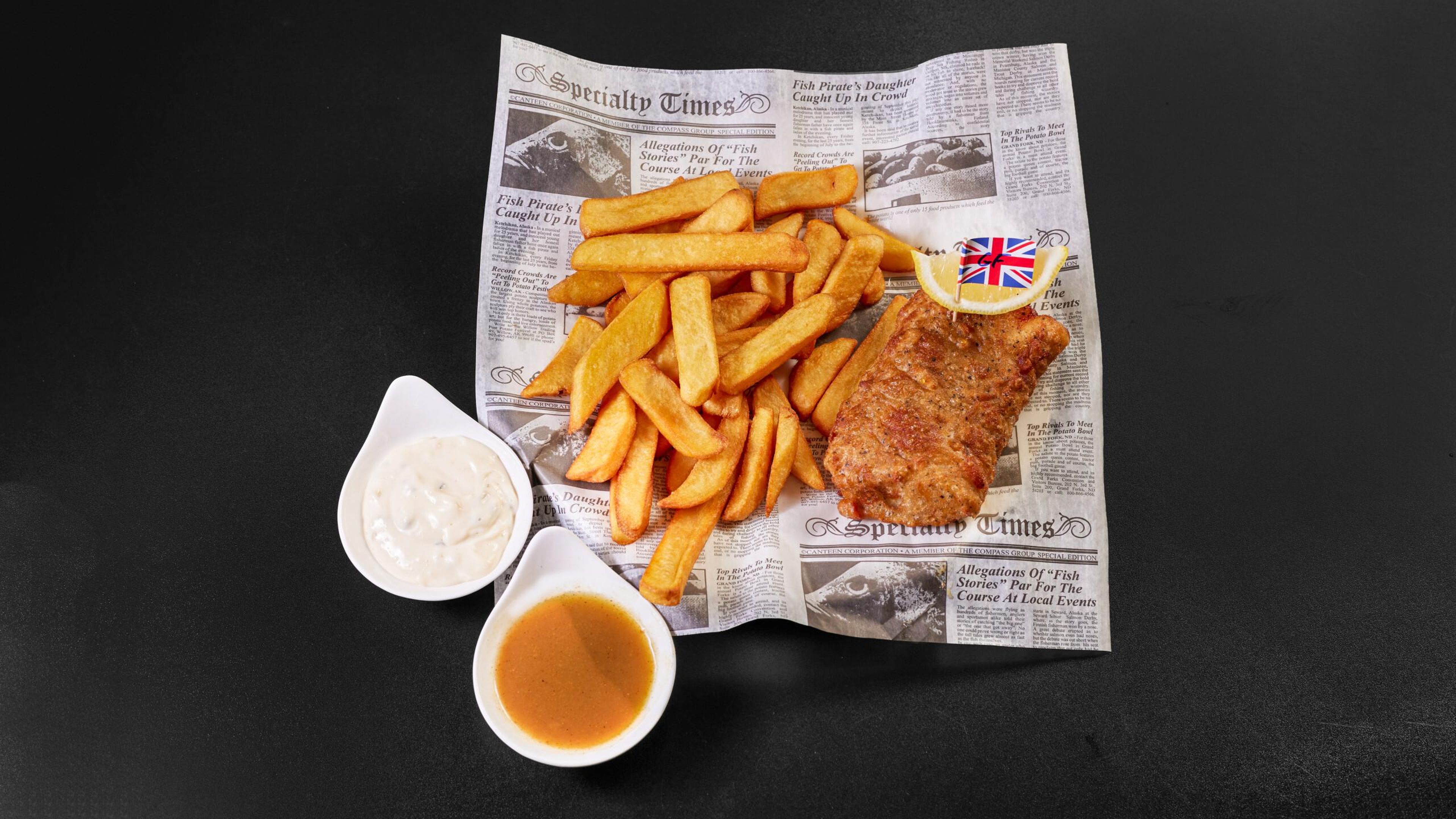 Gluten Free Cod & Chips.