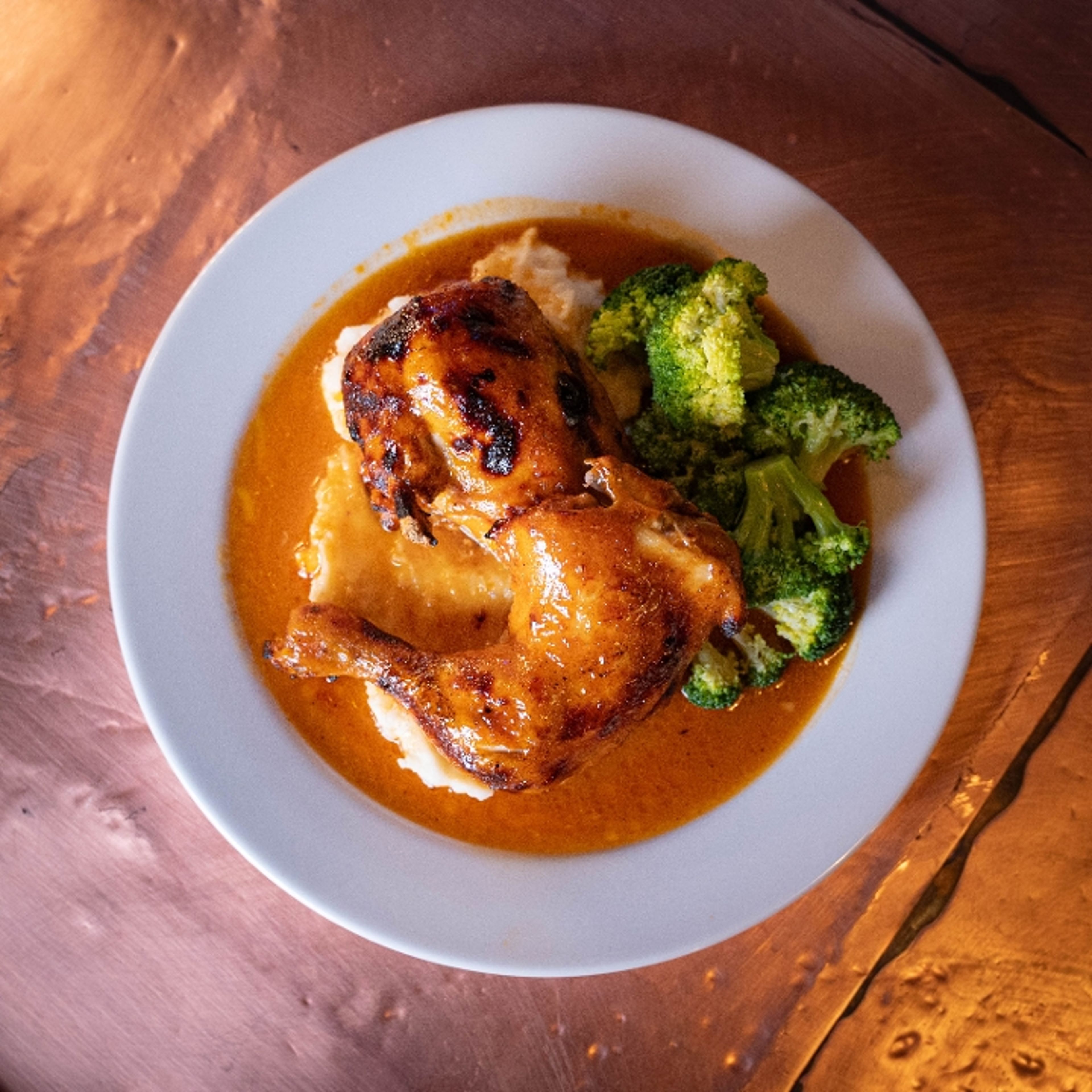 BBQ Roasted Chicken Plate.