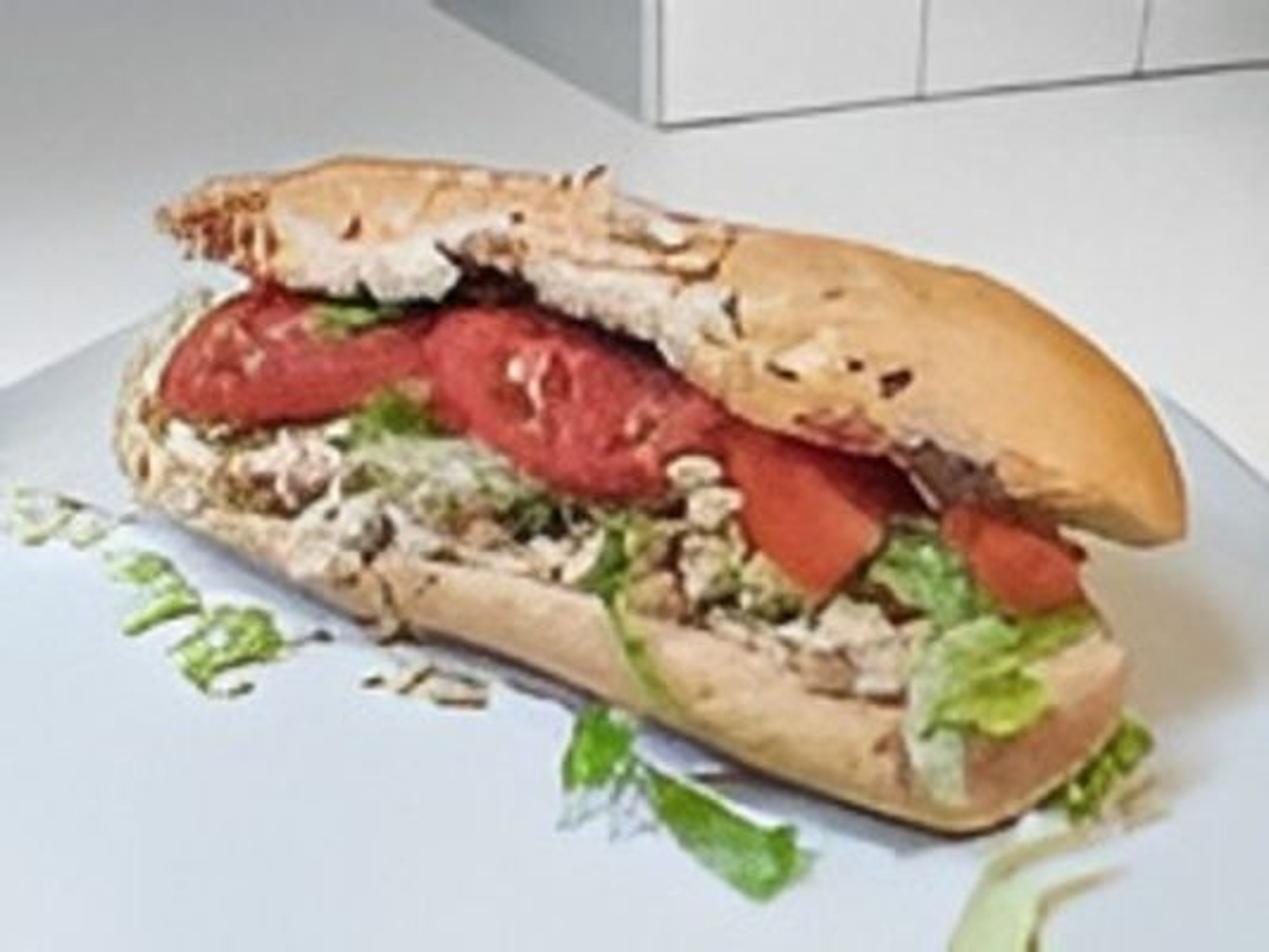 Chicken Cheesesteak Hoagie.