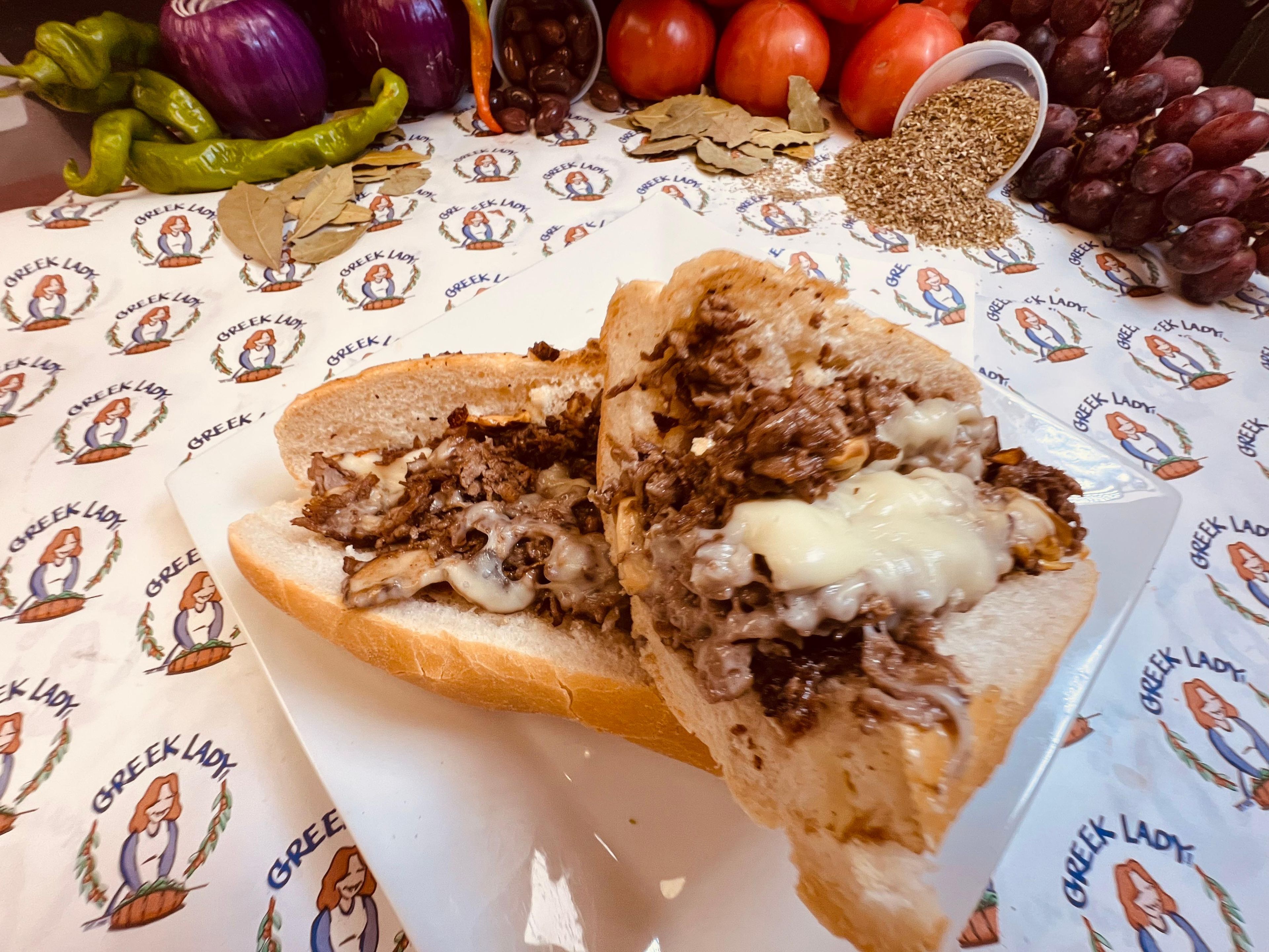Mushroom Cheese Steak.