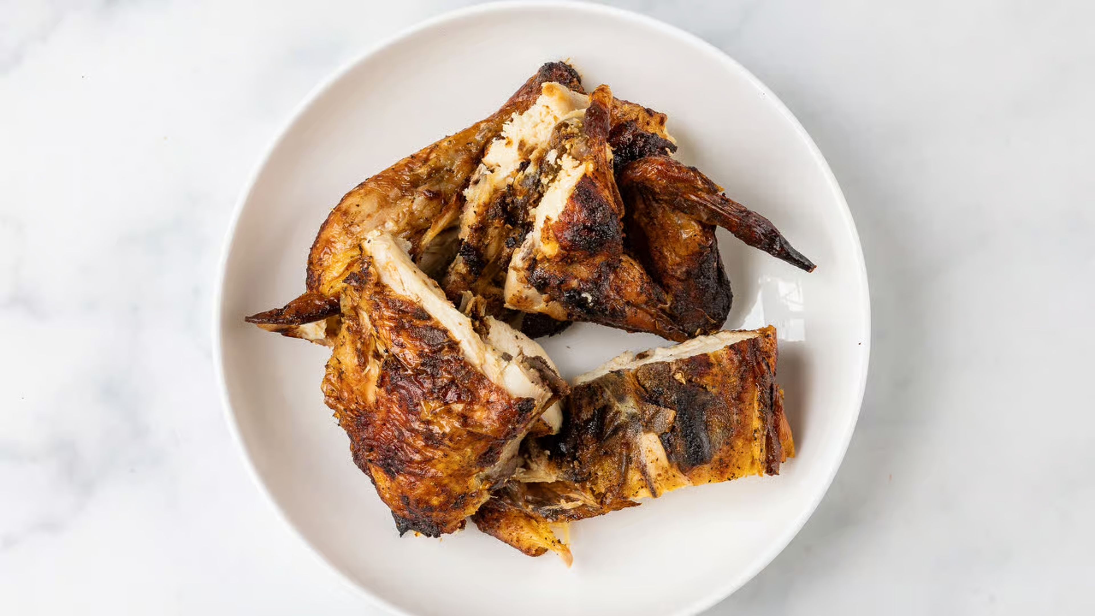 Medio Pollo | Half Chicken only.