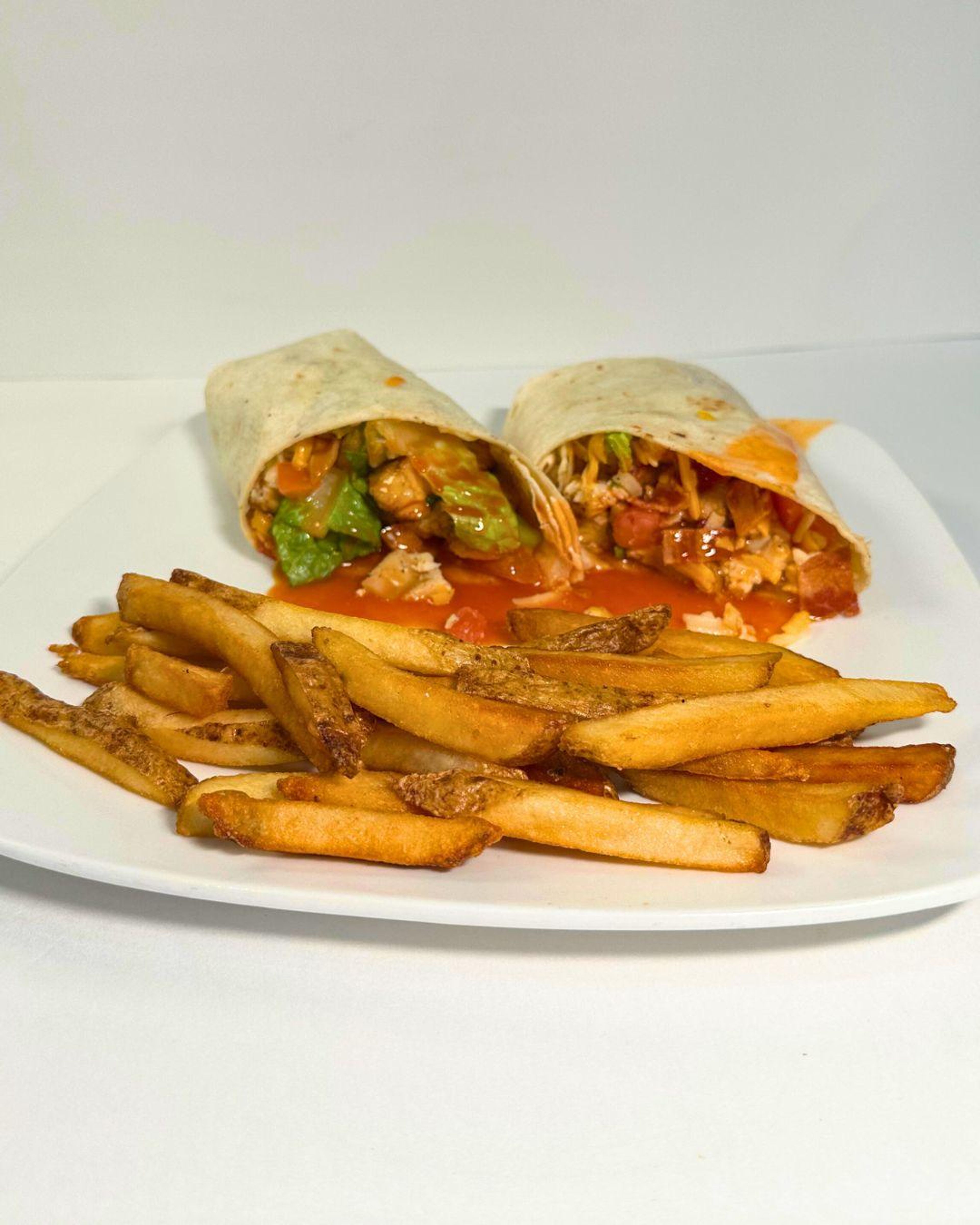 BUFFALO CHICKEN WRAP.