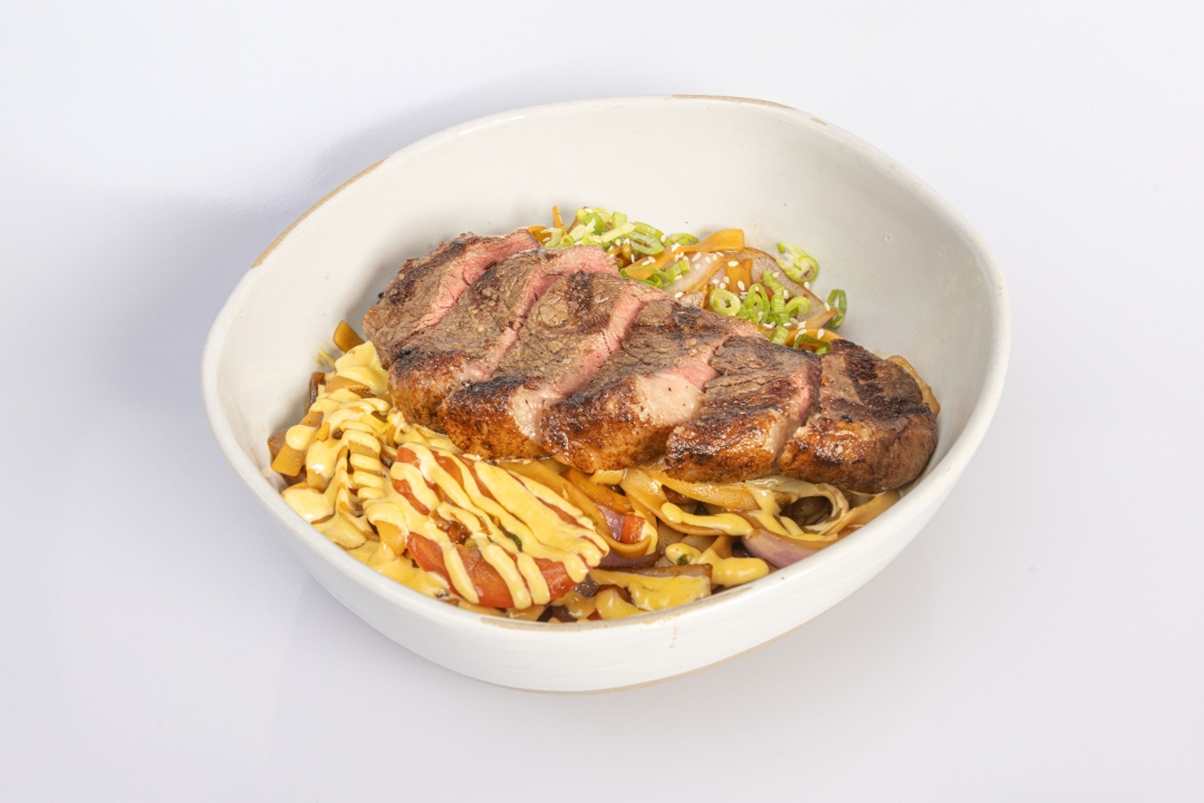 Tallarines Saltados Con Picanha.