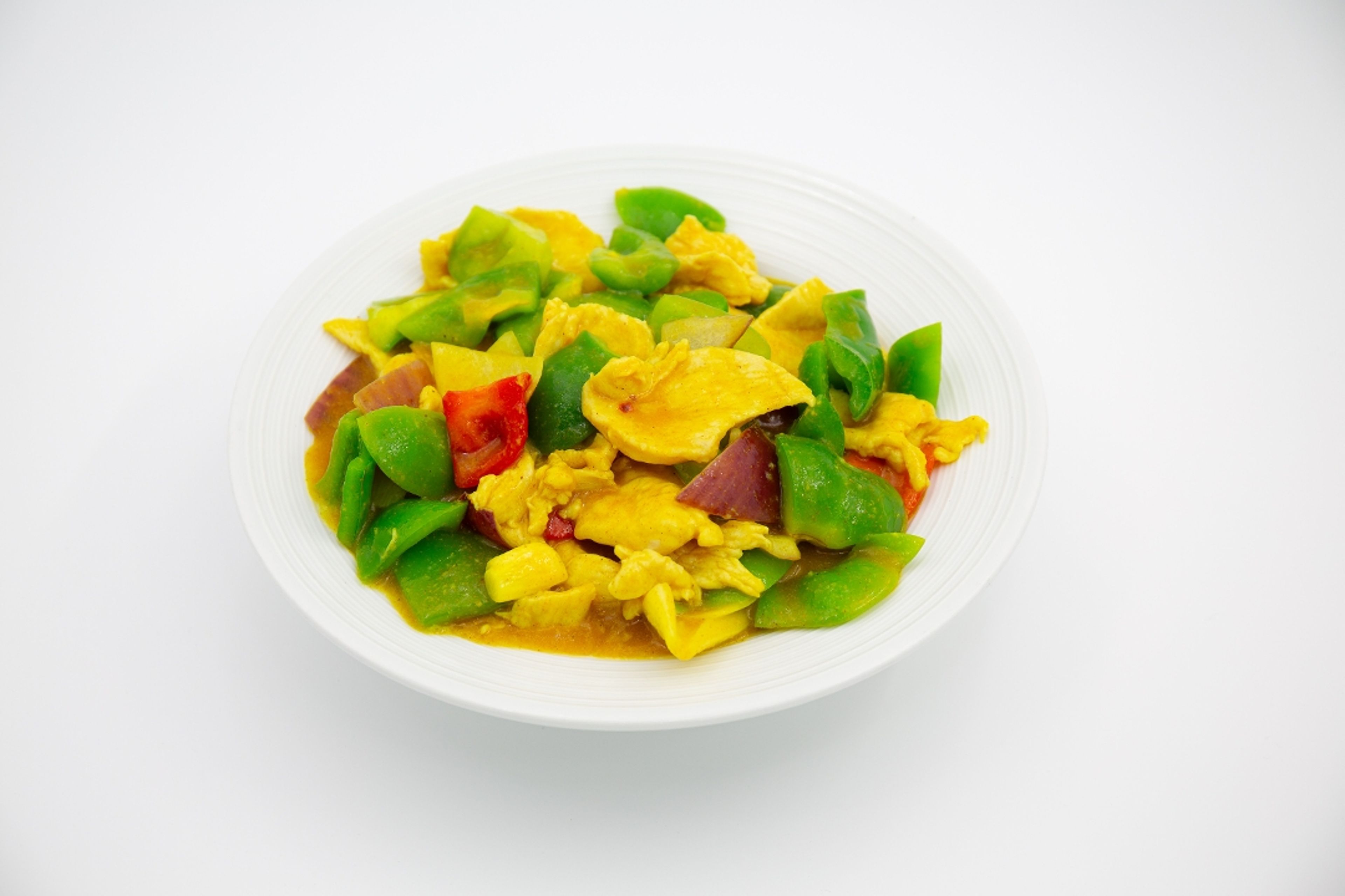 Chicken in Curry Sauce.