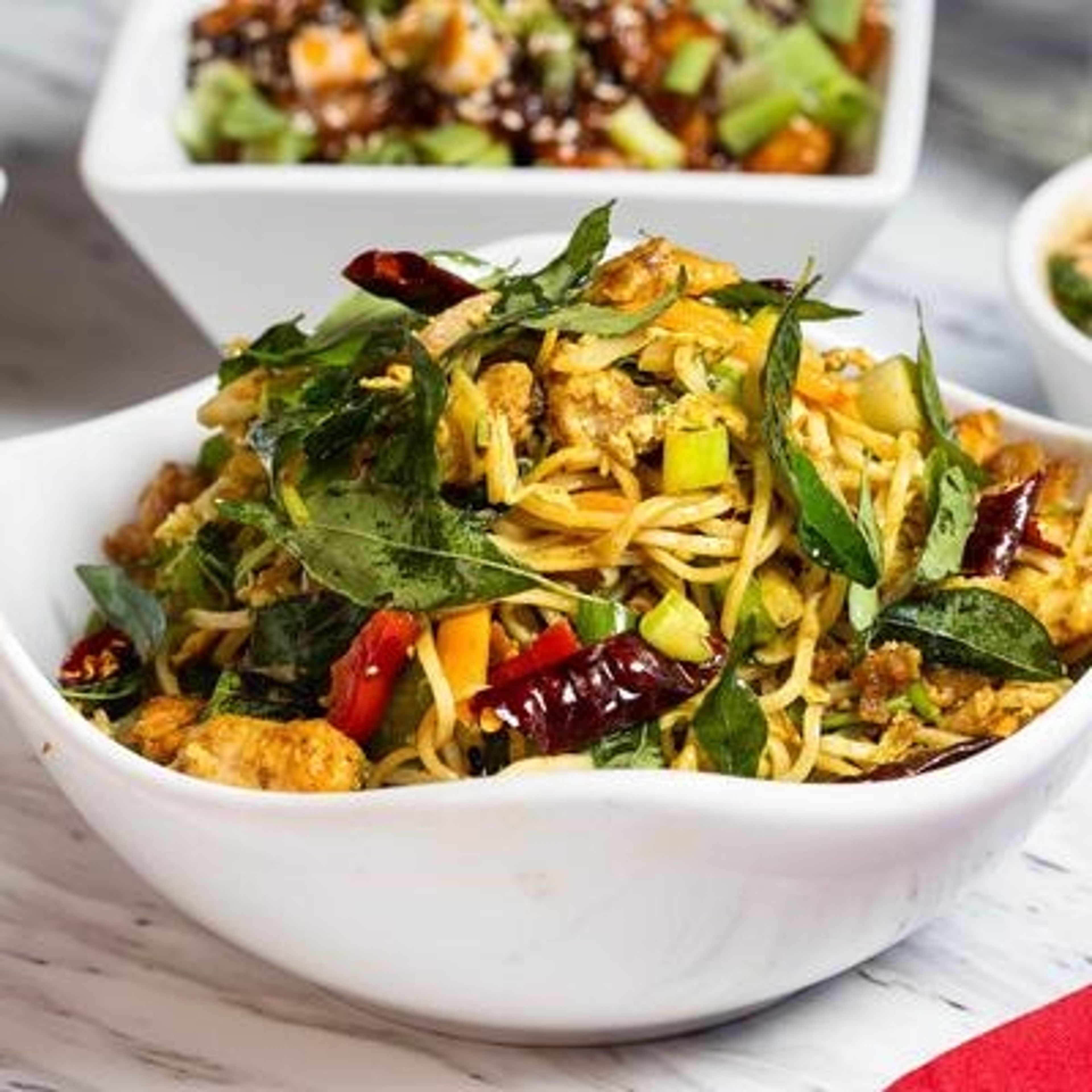 Street Style Noodles-Chicken (Anjappar Special).