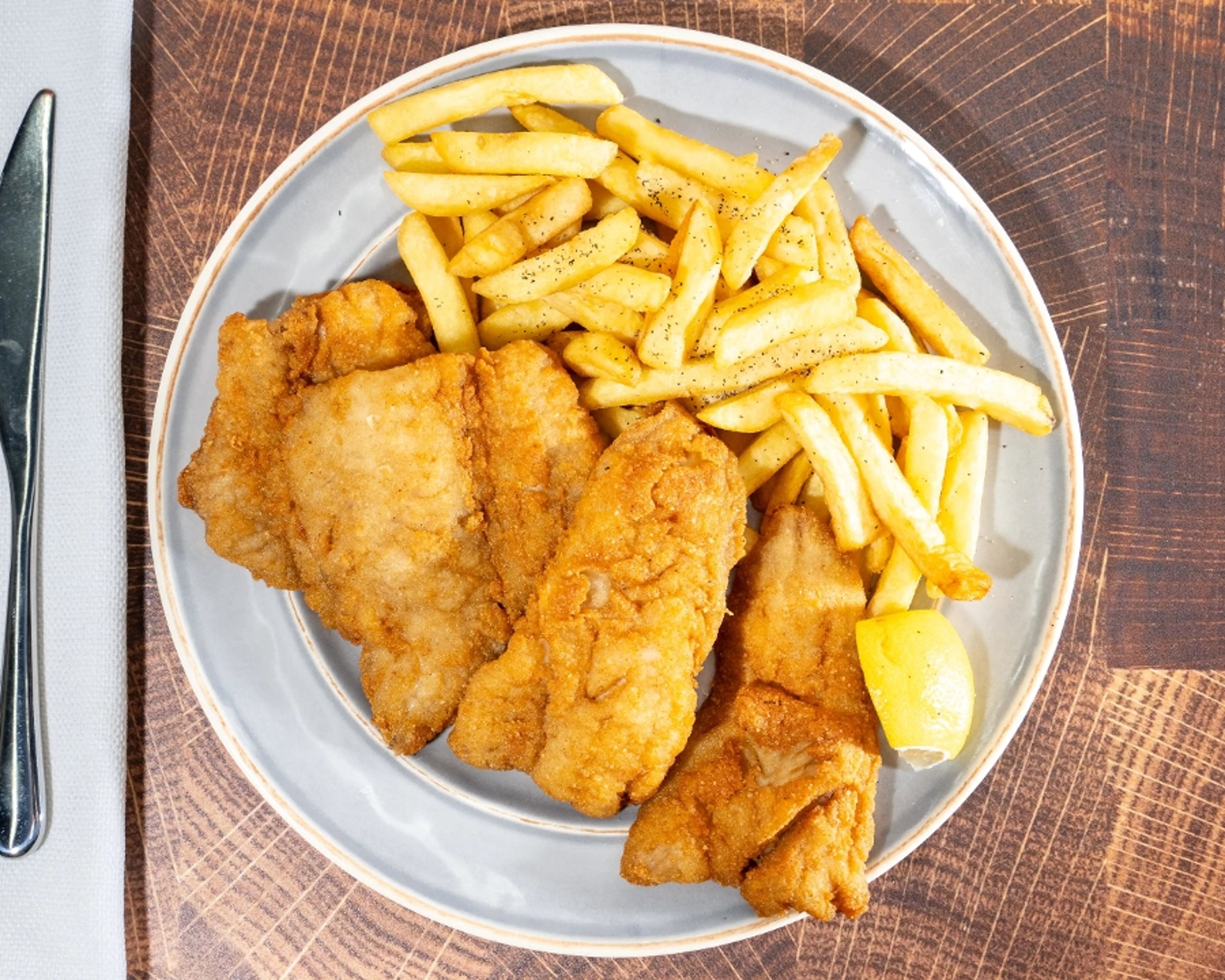 Fried Whiting Platter.