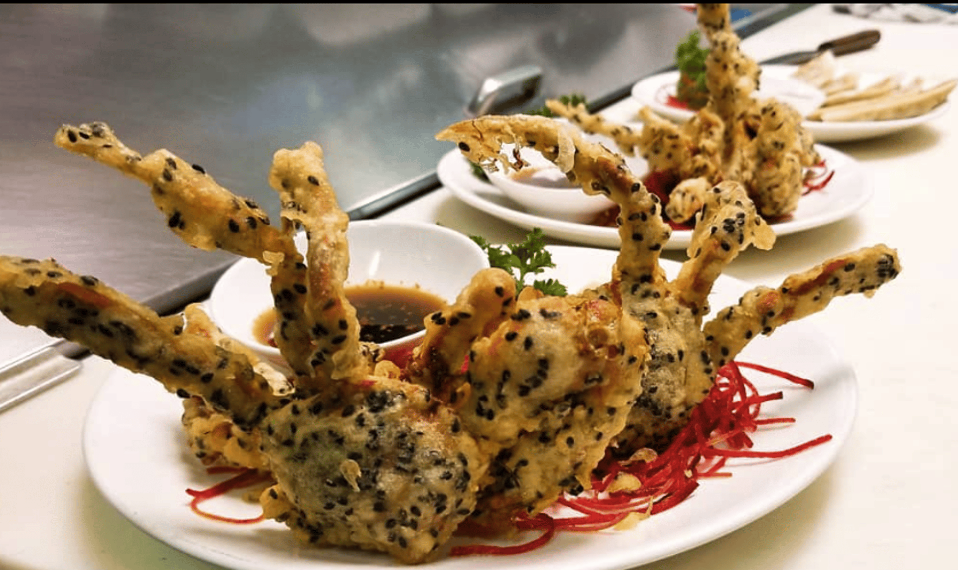 Soft-Shell Crab Appetizer.