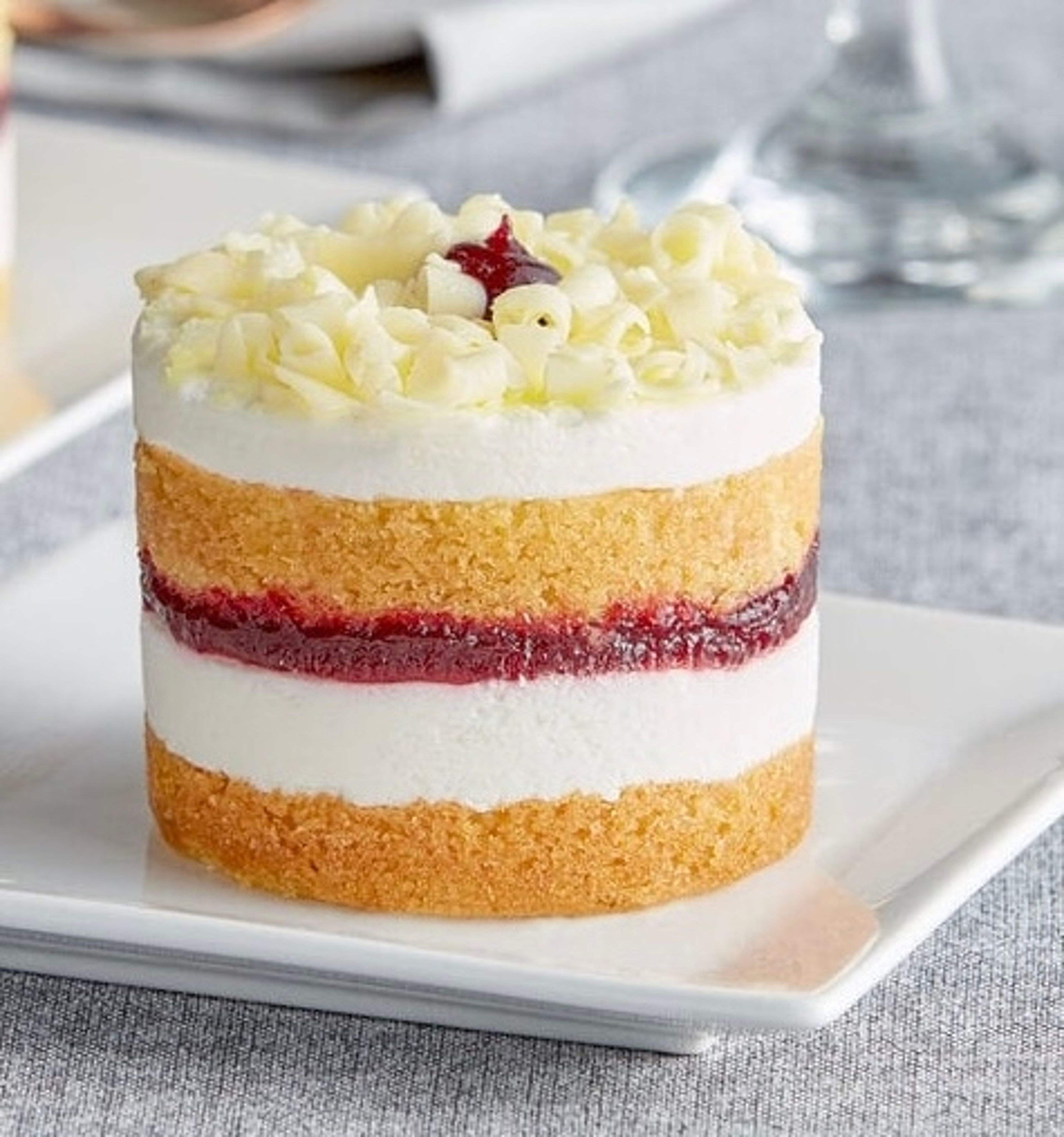 Raspberry Lemon Drop Cake.