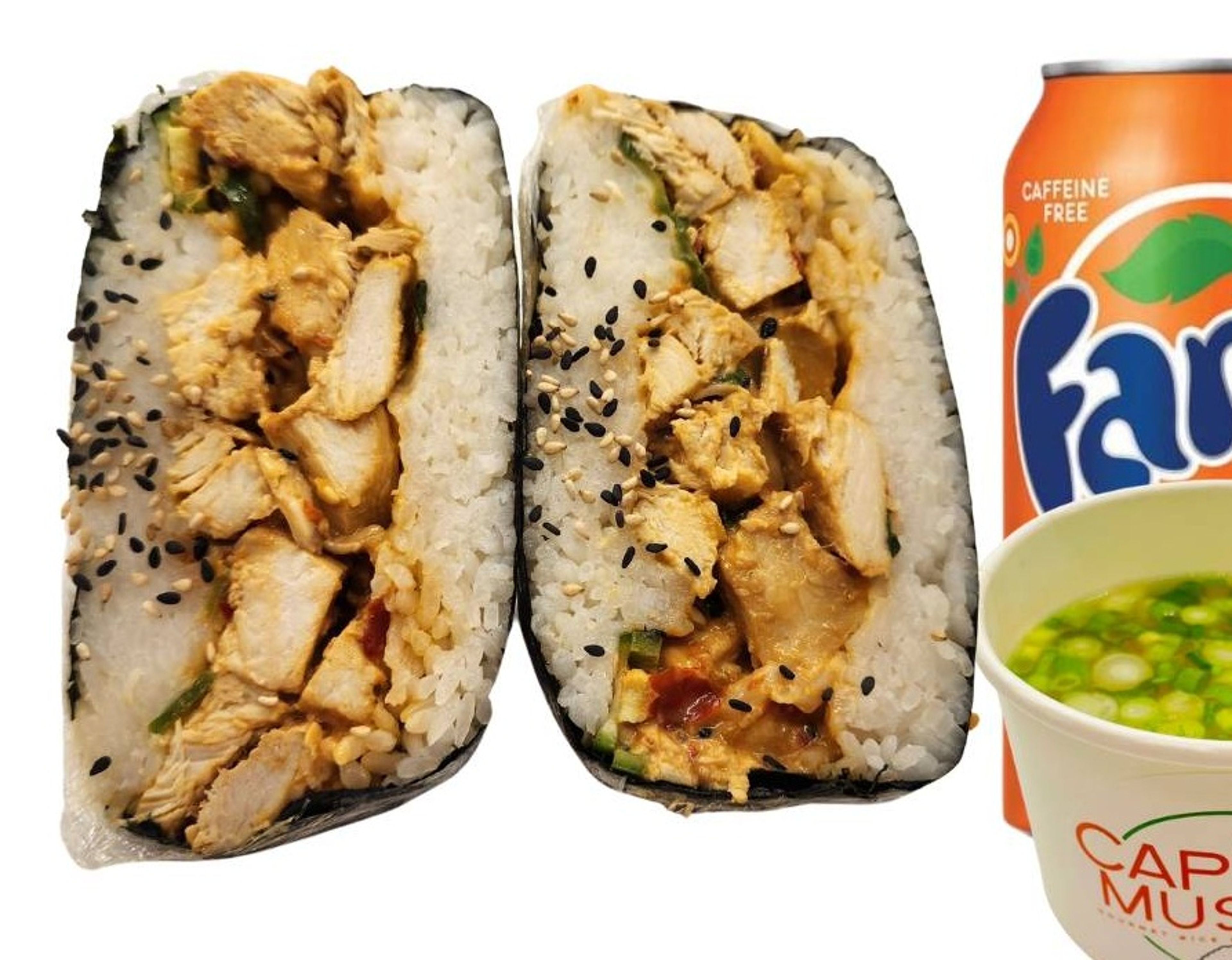 COMBO - Spicy Chicken Musubi.