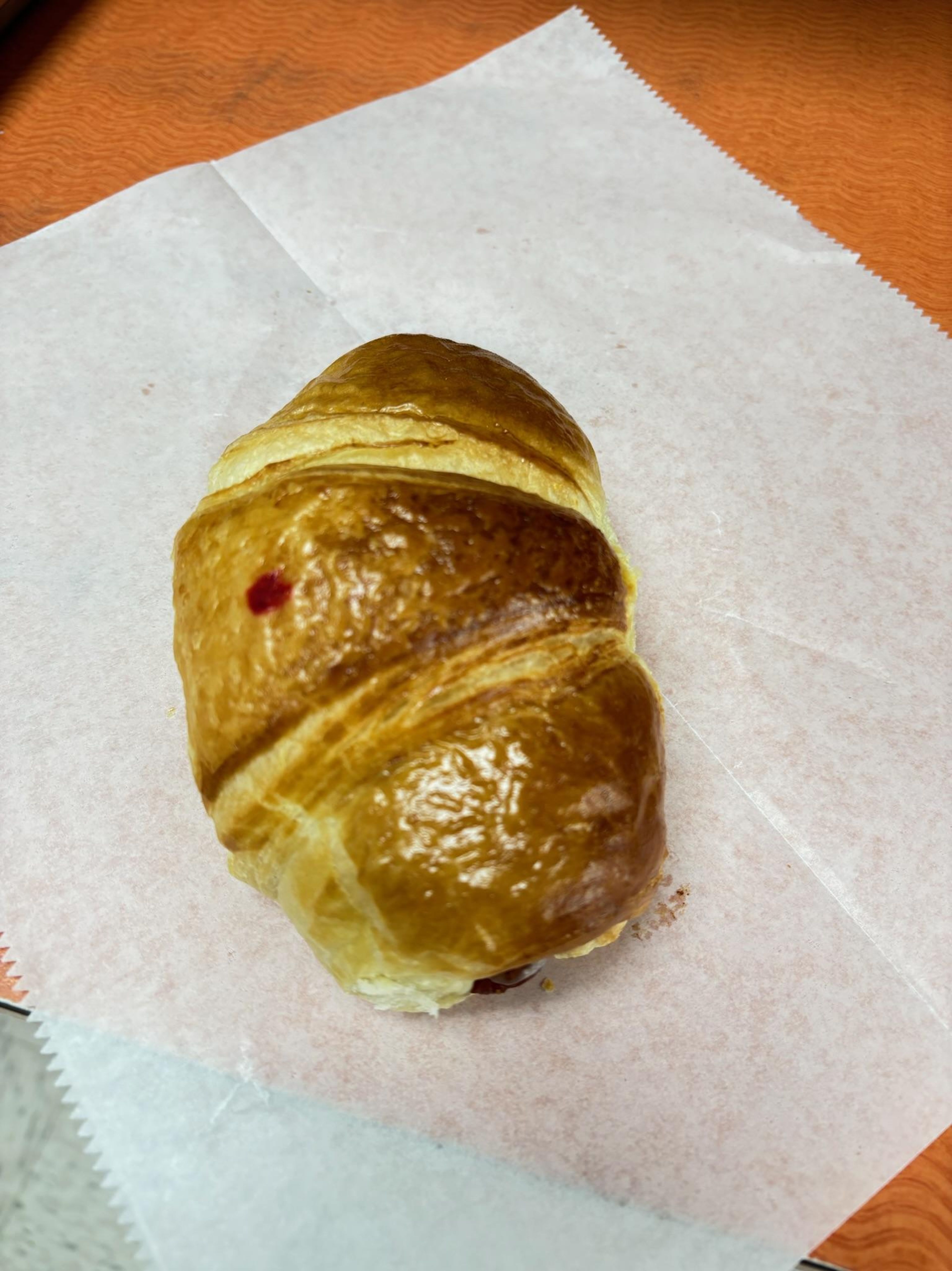 Croissant Roll: Sausage, Cheese, & Jalapeños.