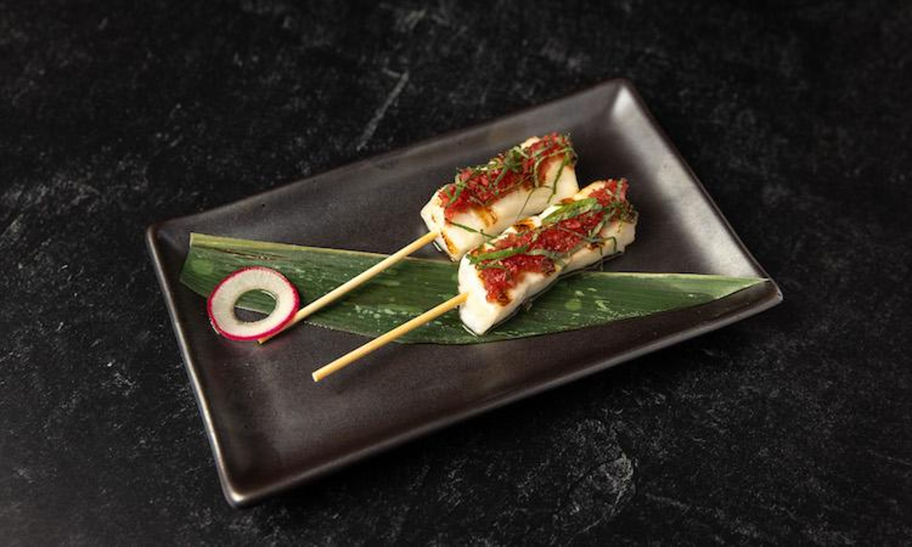 Chilean Seabass Skewers.