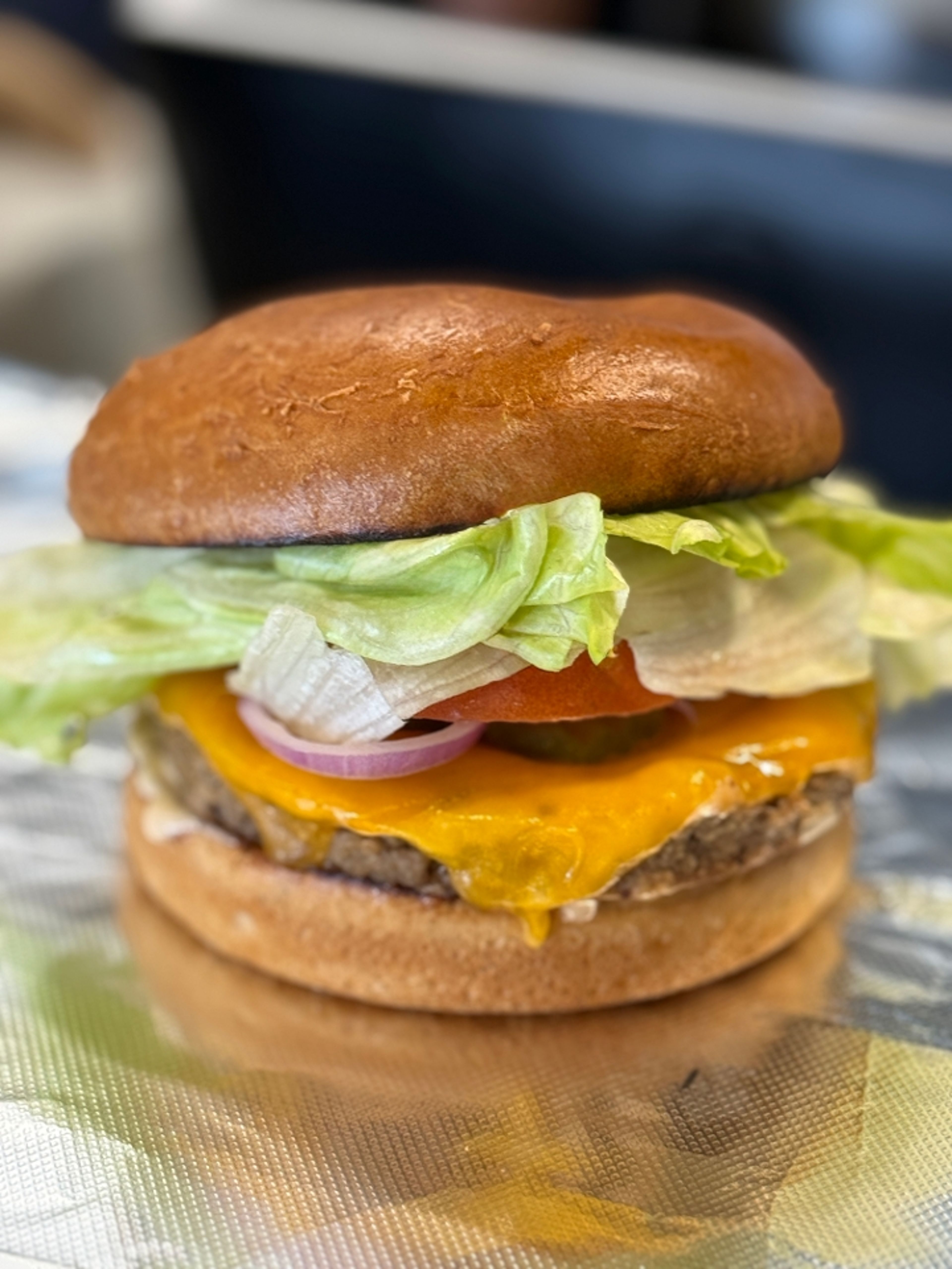 The Refuel Veggie Burger.