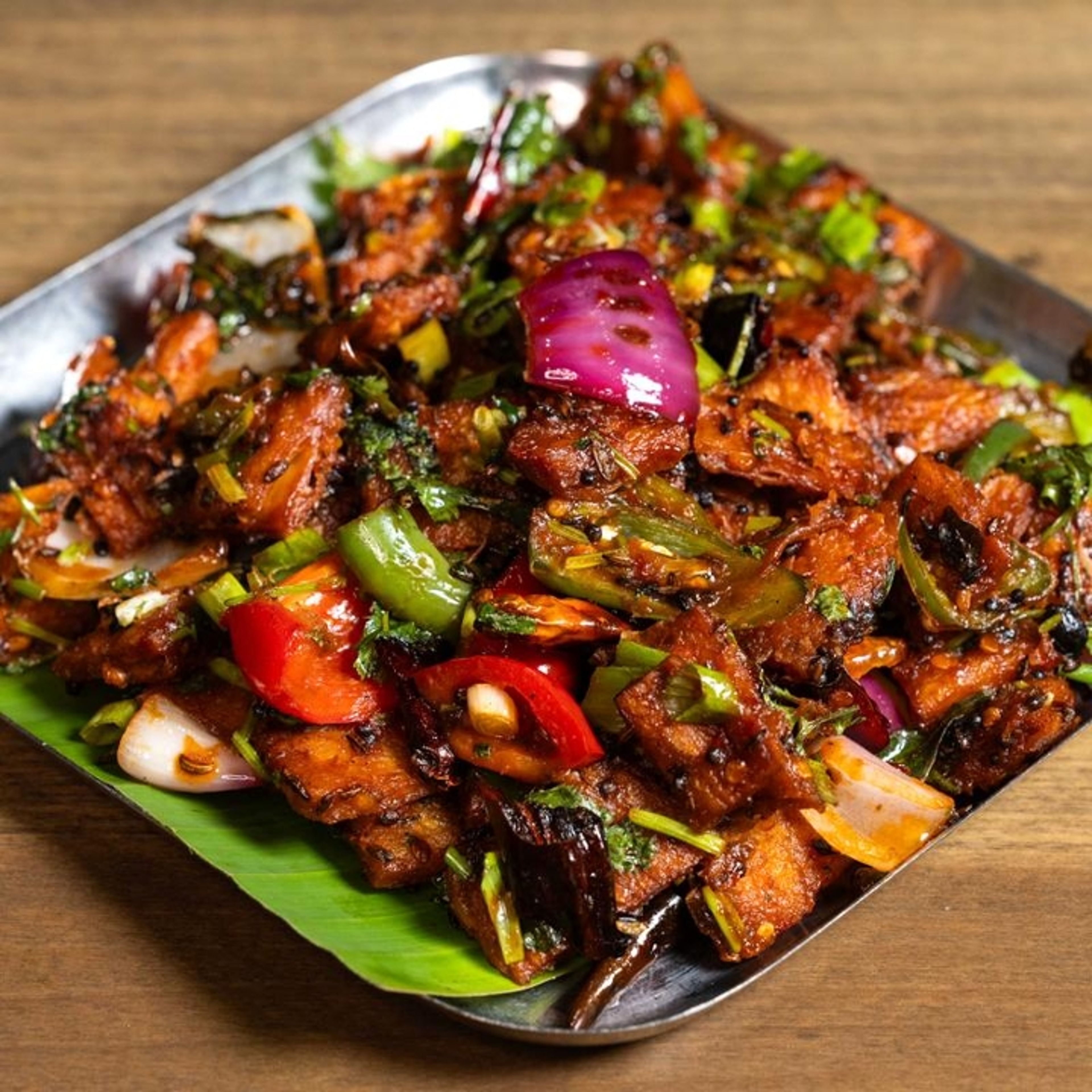 Chilli Paratha - Semi Dry.