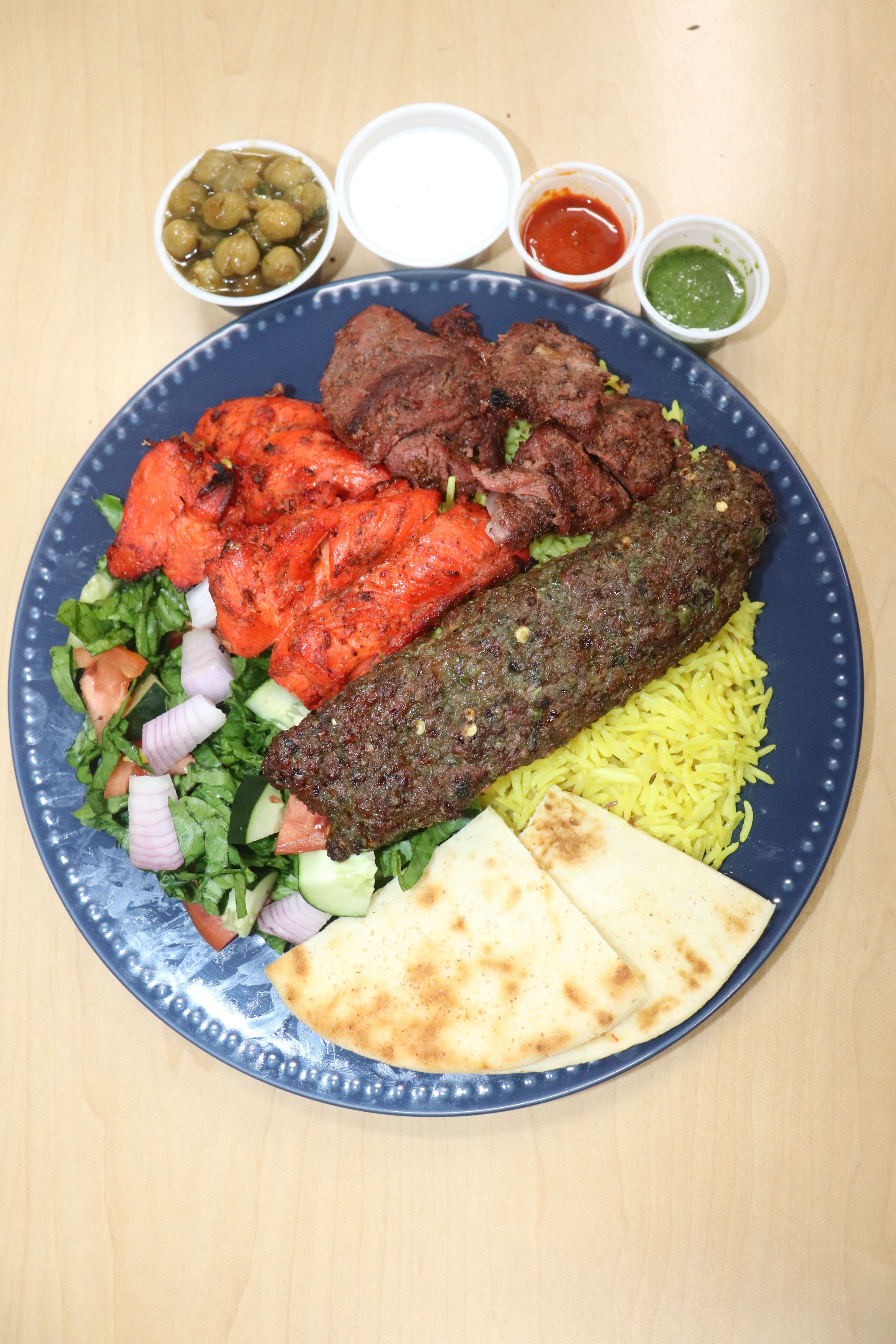 Mixed Kebab Platter.
