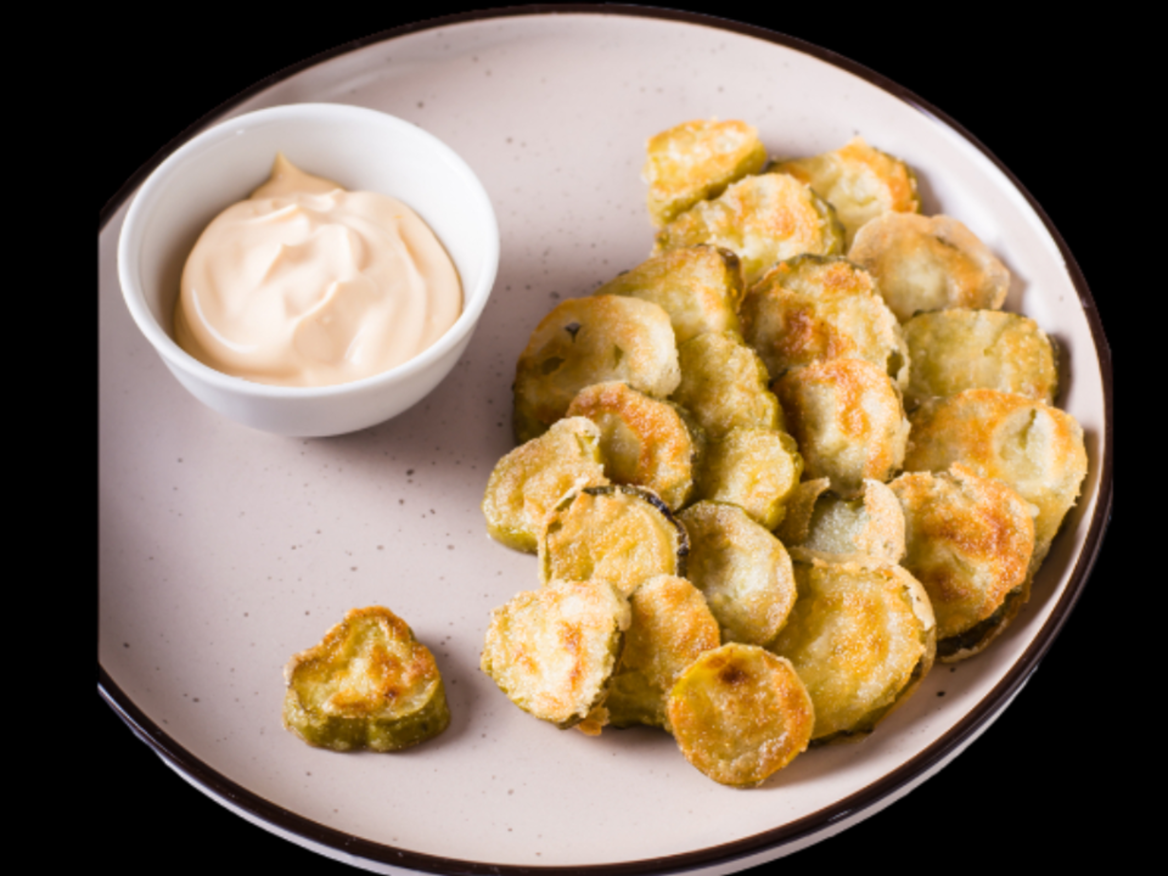 SPICY FRIED PICKLES.