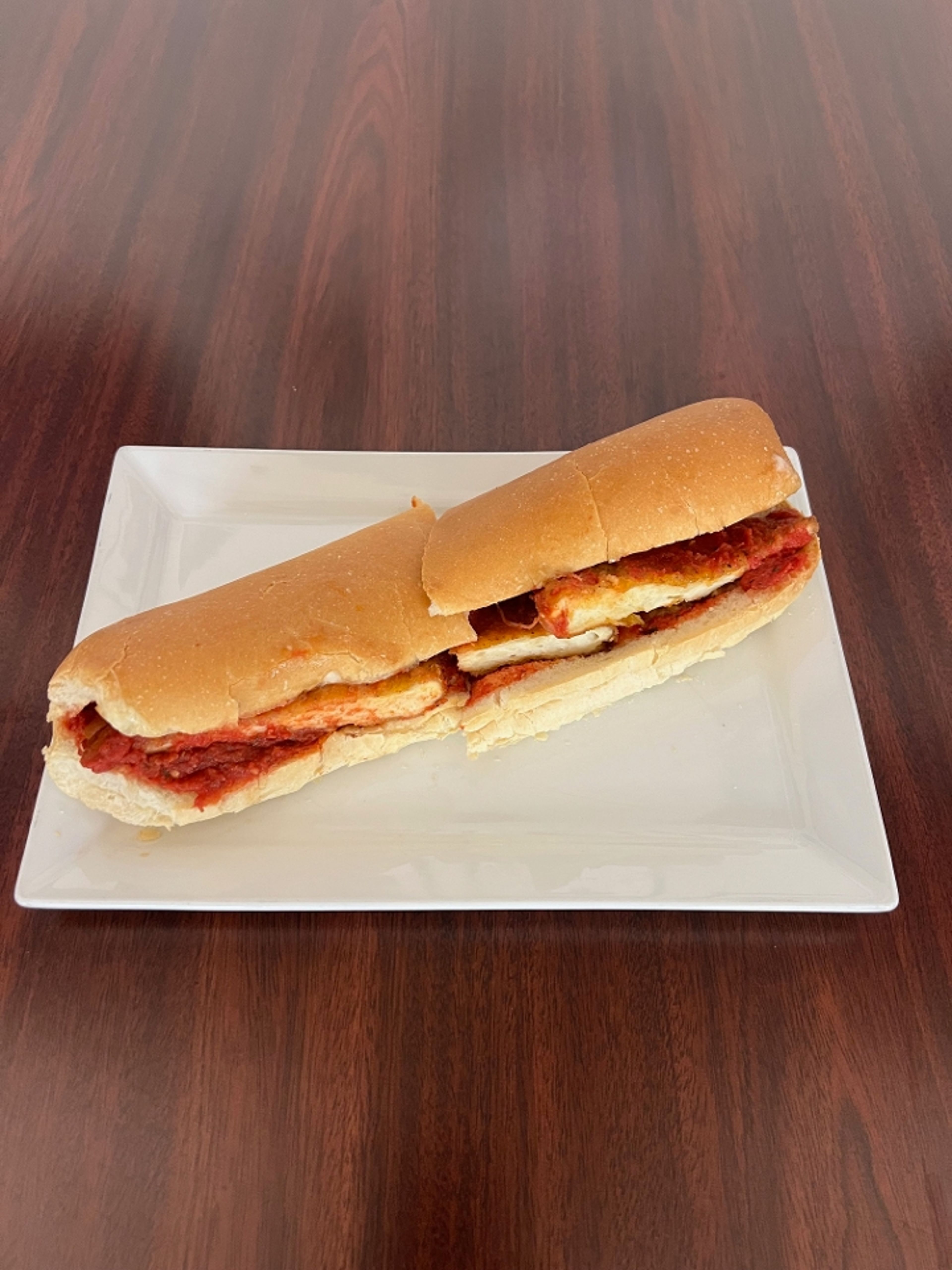 Chicken Parmesan Grinder.