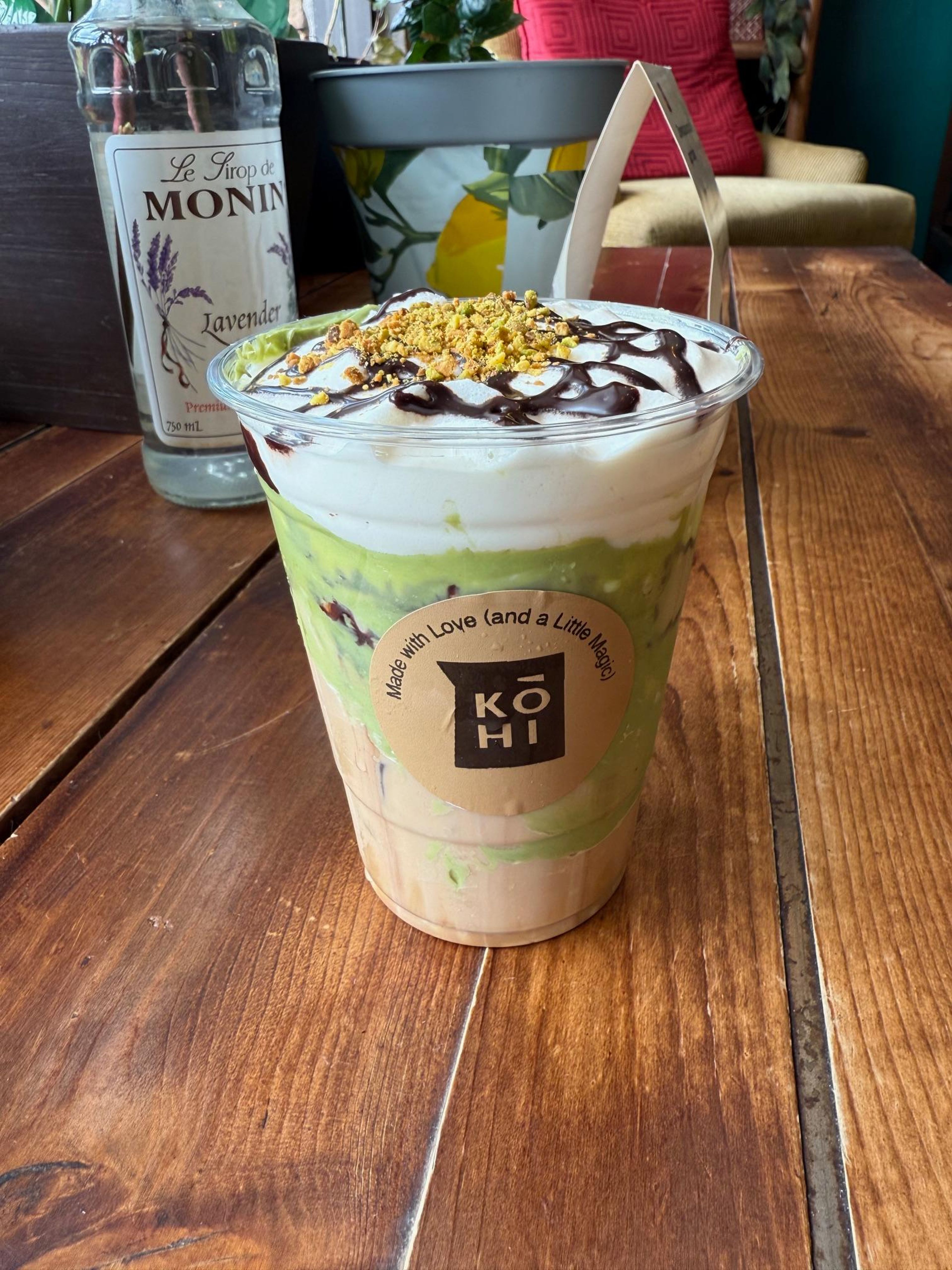 DUBAI PISTACHIO LATTE.