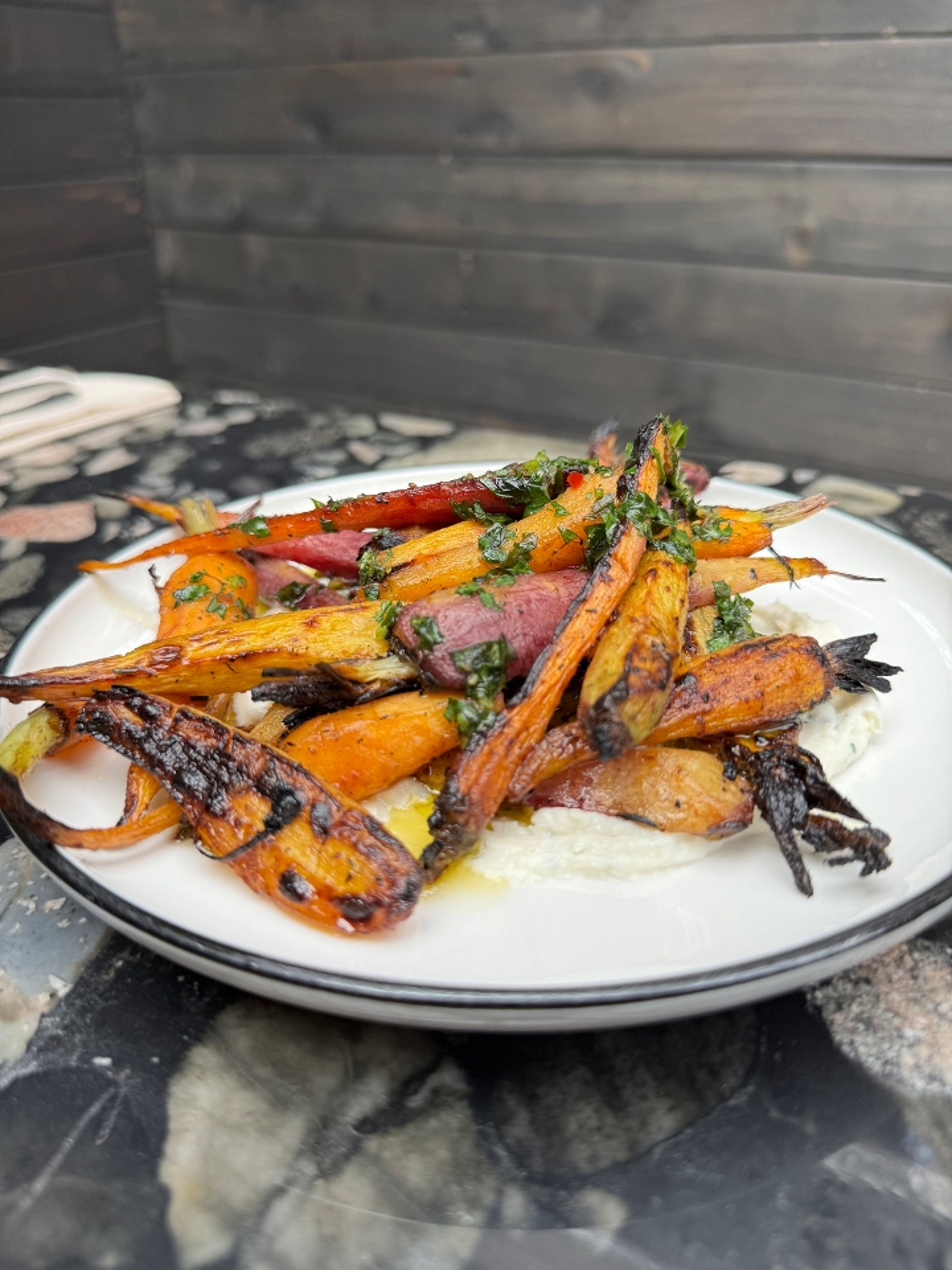WOOD FIRED CARROTS.