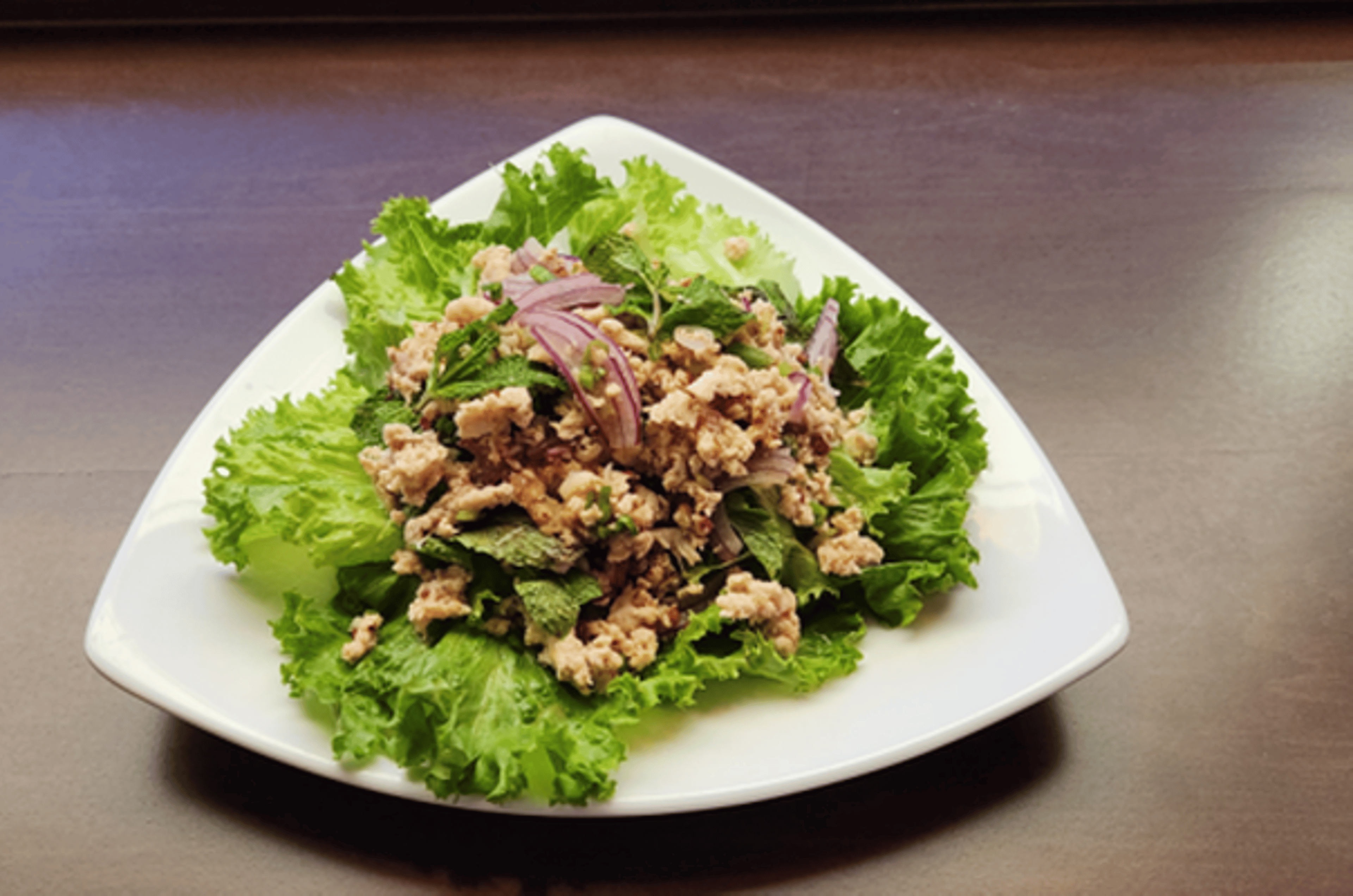 Ground Chicken Larb (GF).