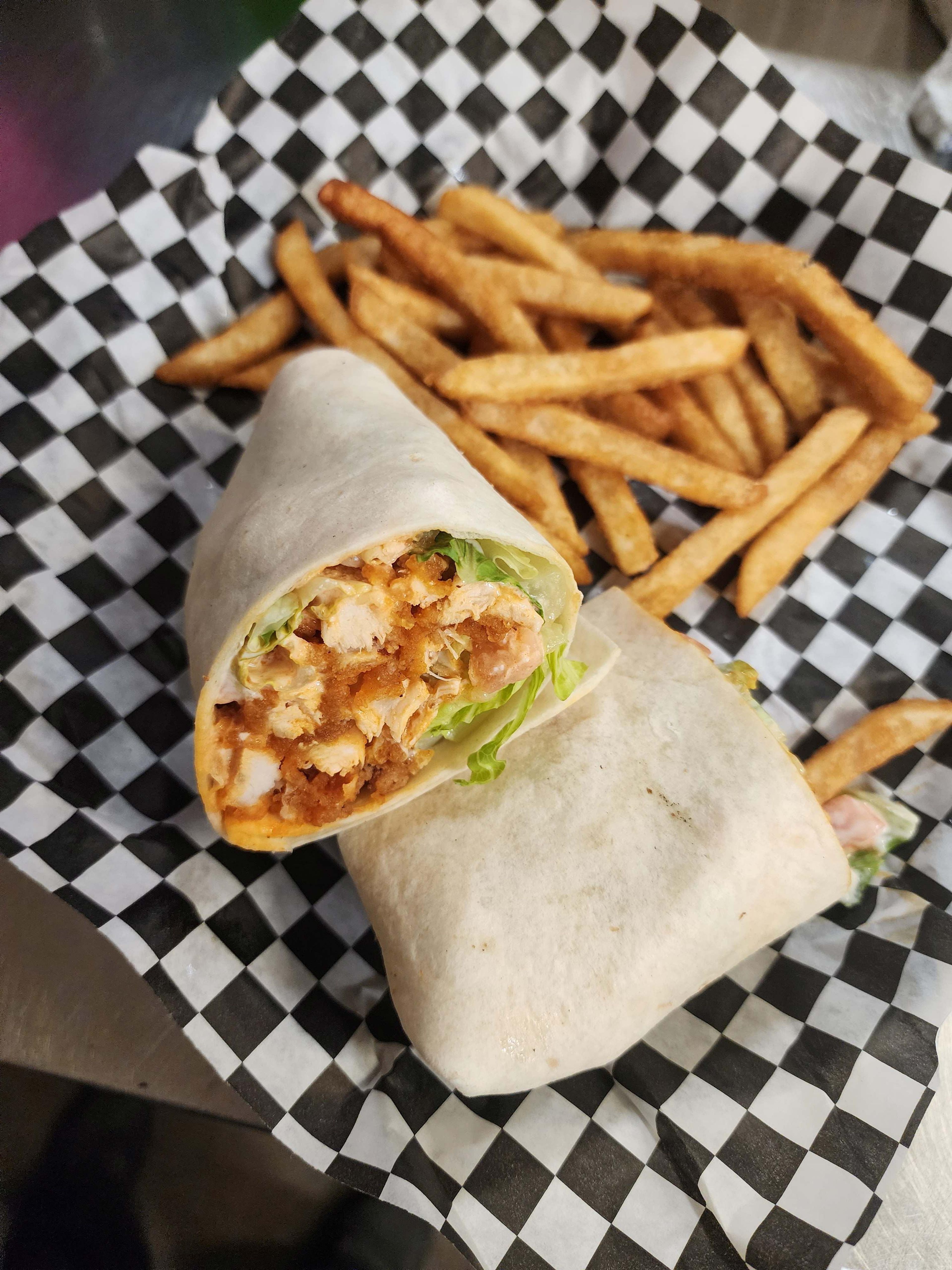 Buffalo Chicken Wrap.