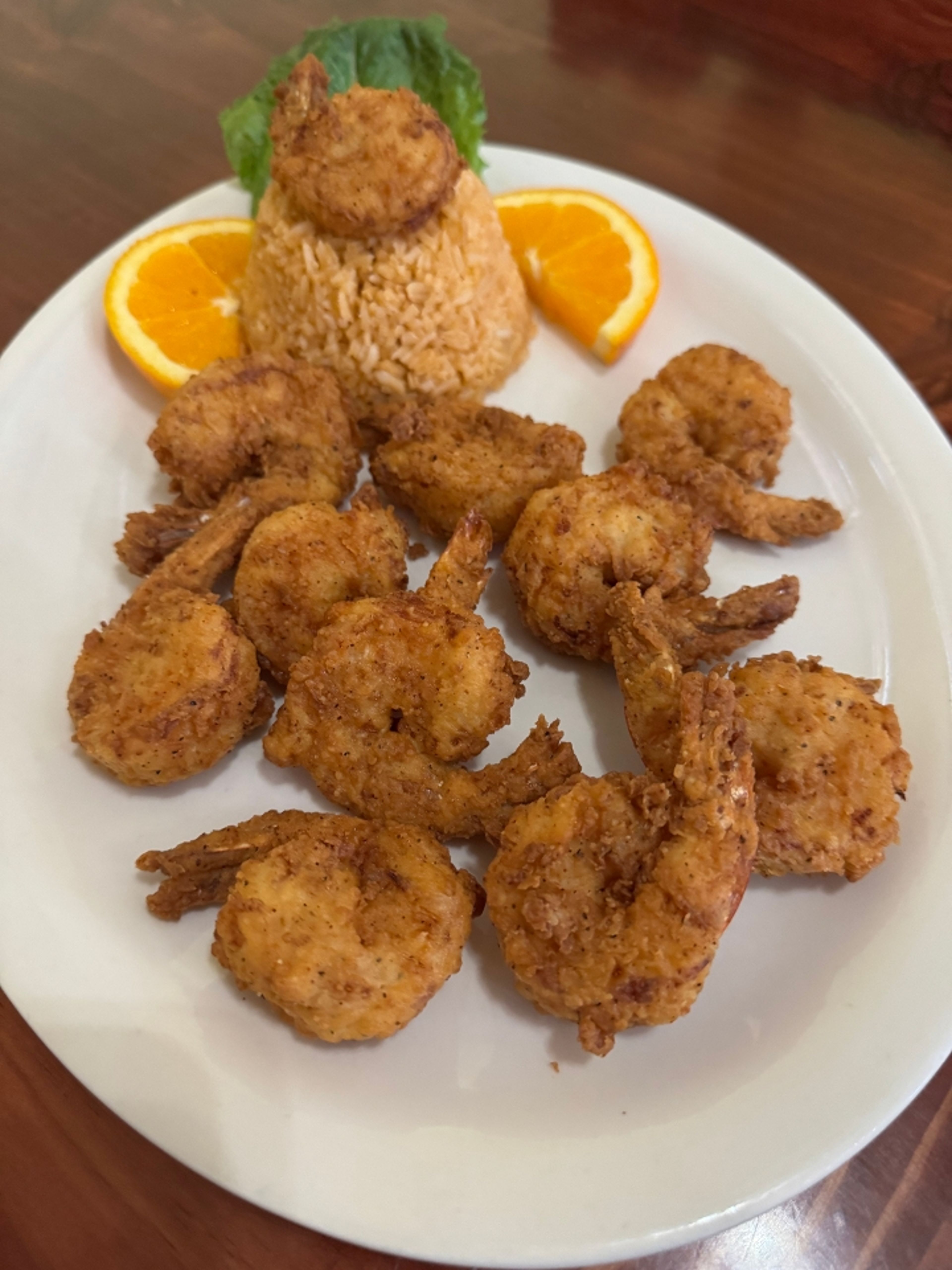 Camarones Empanizados.