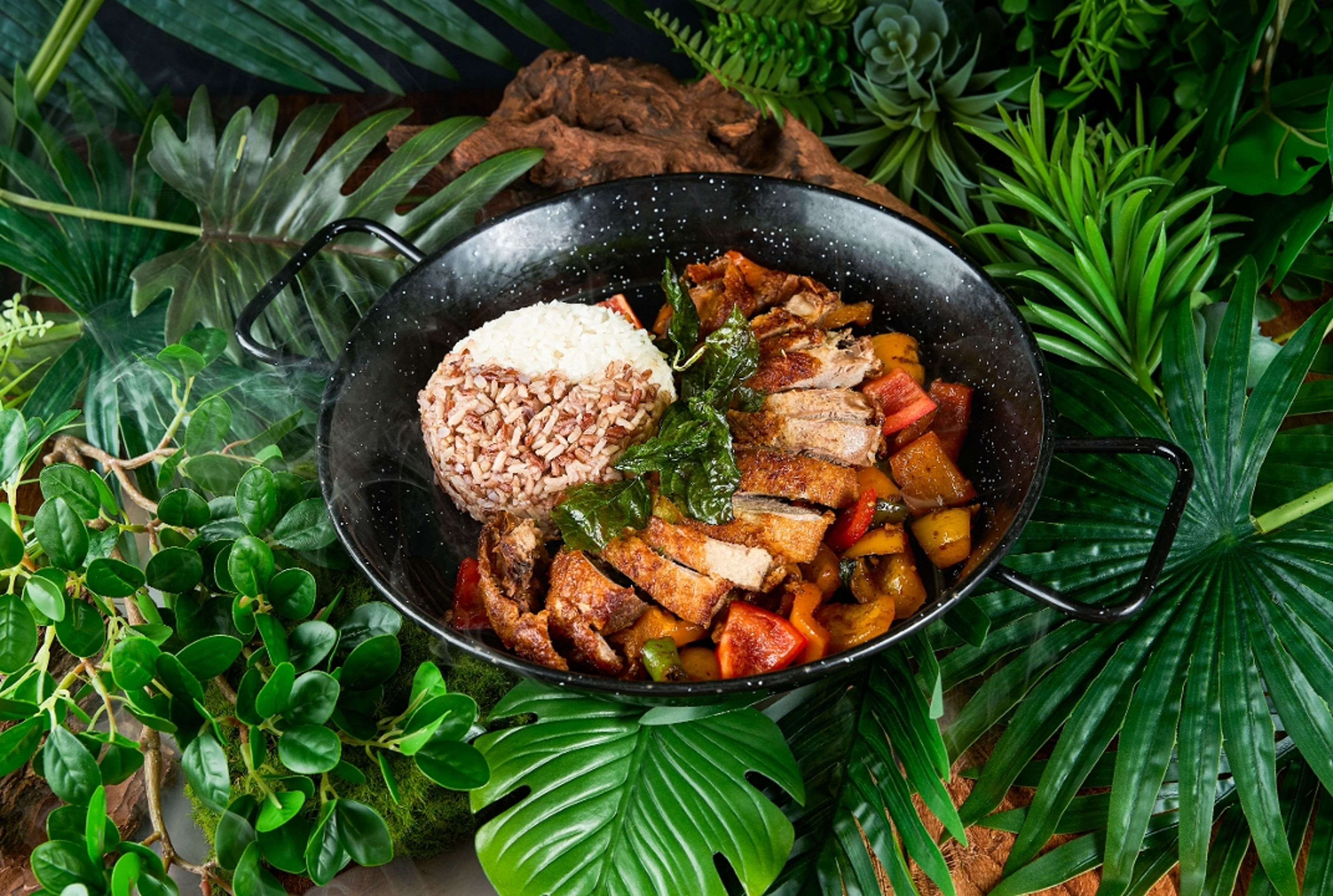 Half Duck With Basil.