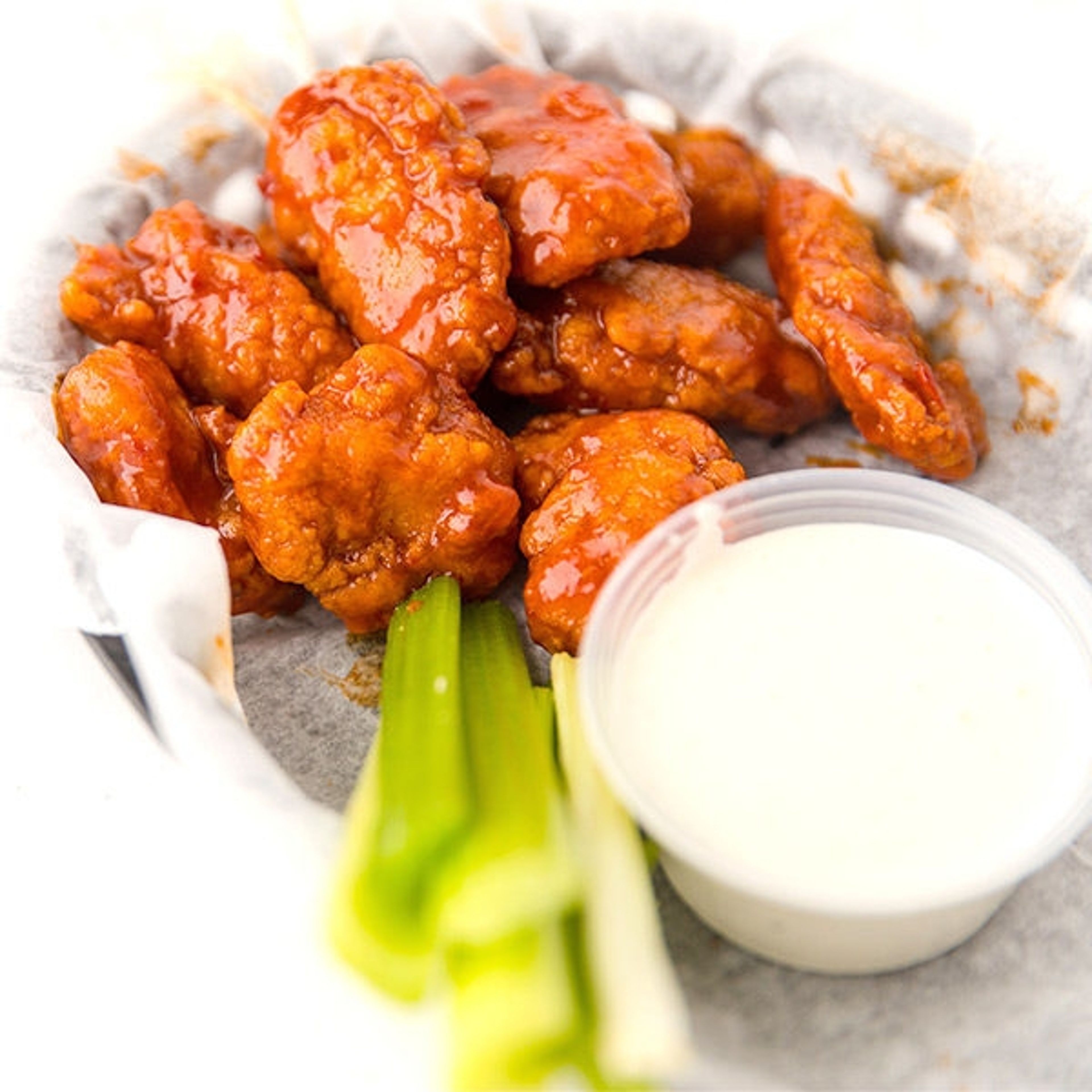 App Boneless Buffalo Wings 10pc.