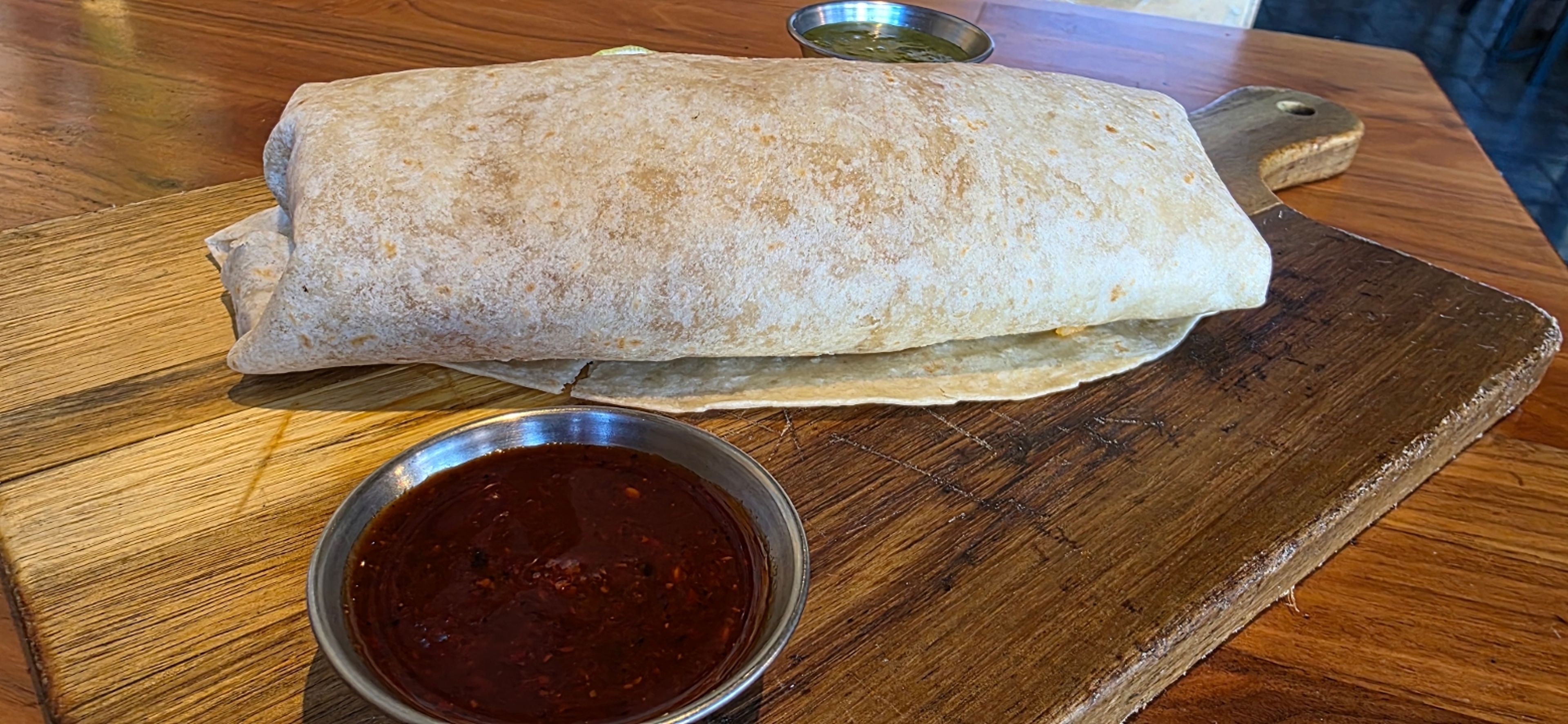 All Meat Burrito.