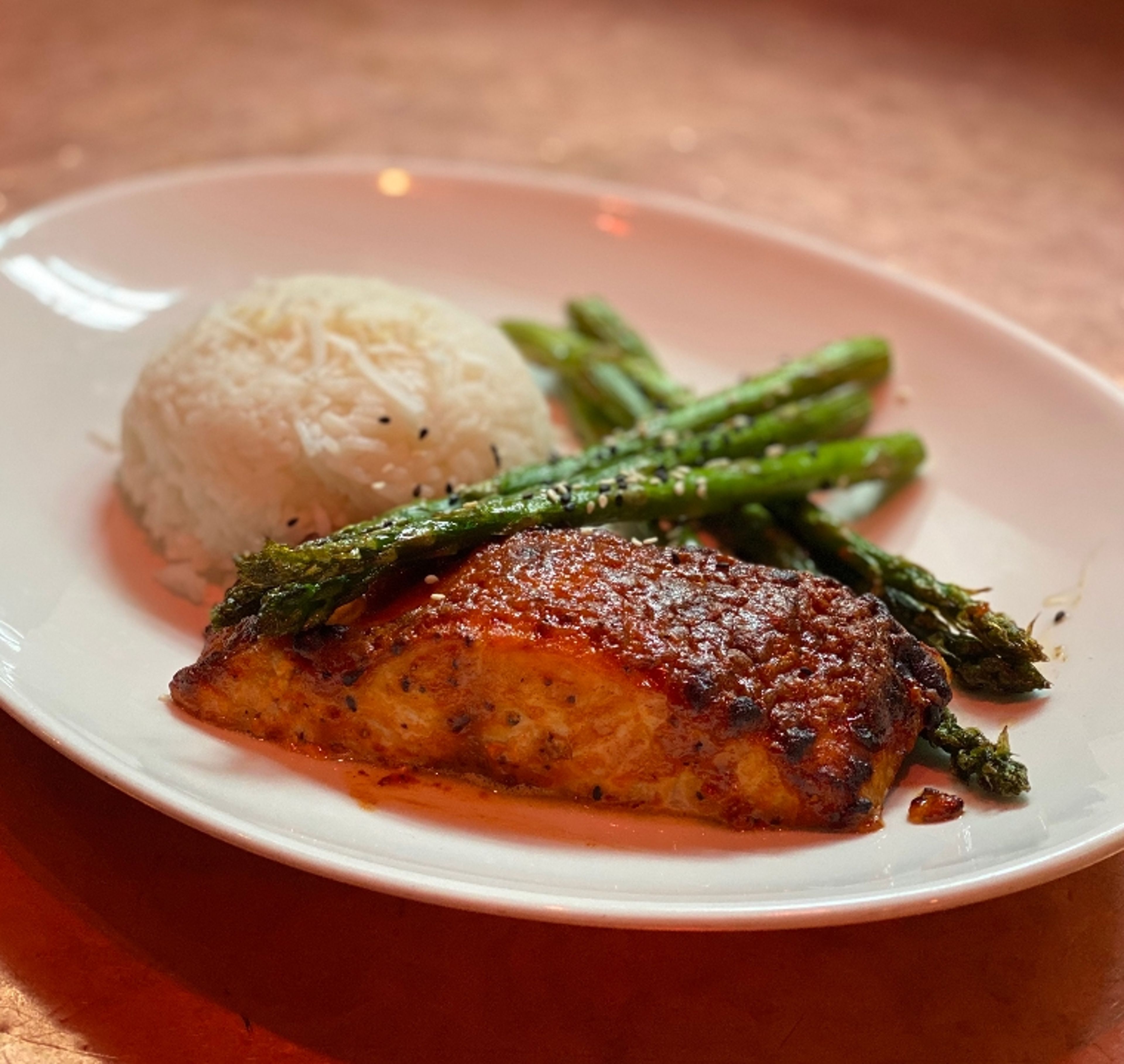 Faroe Island Broiled Salmon.