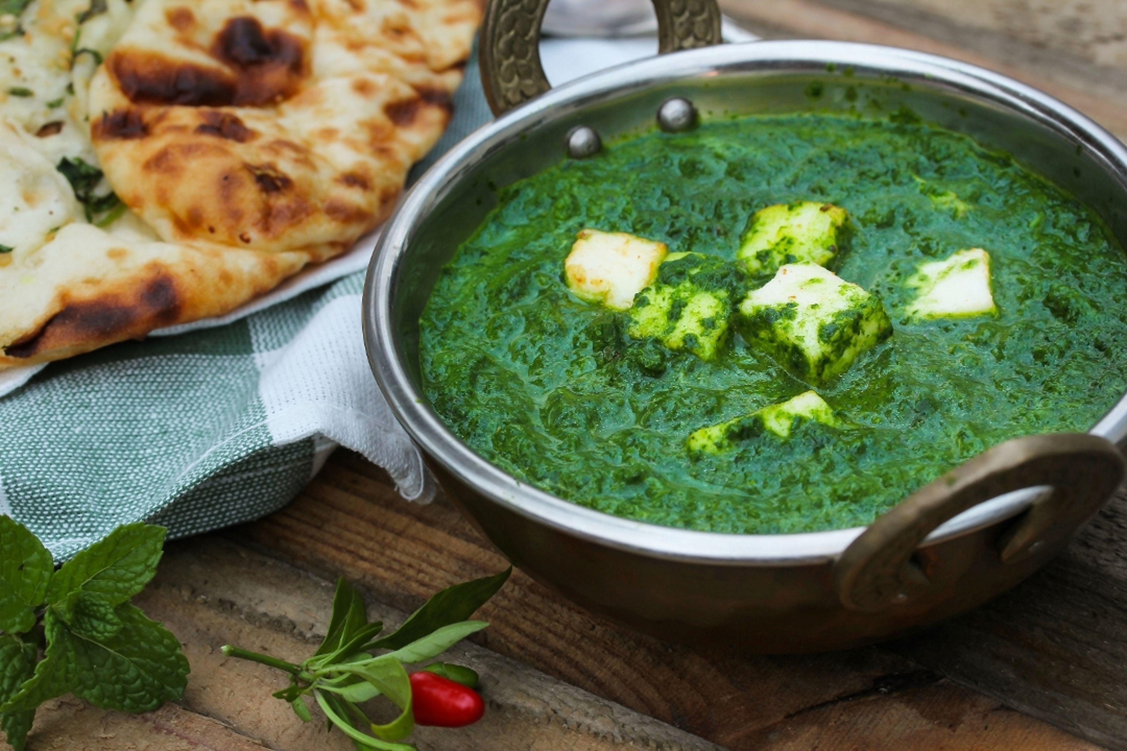 Palak Paneer.