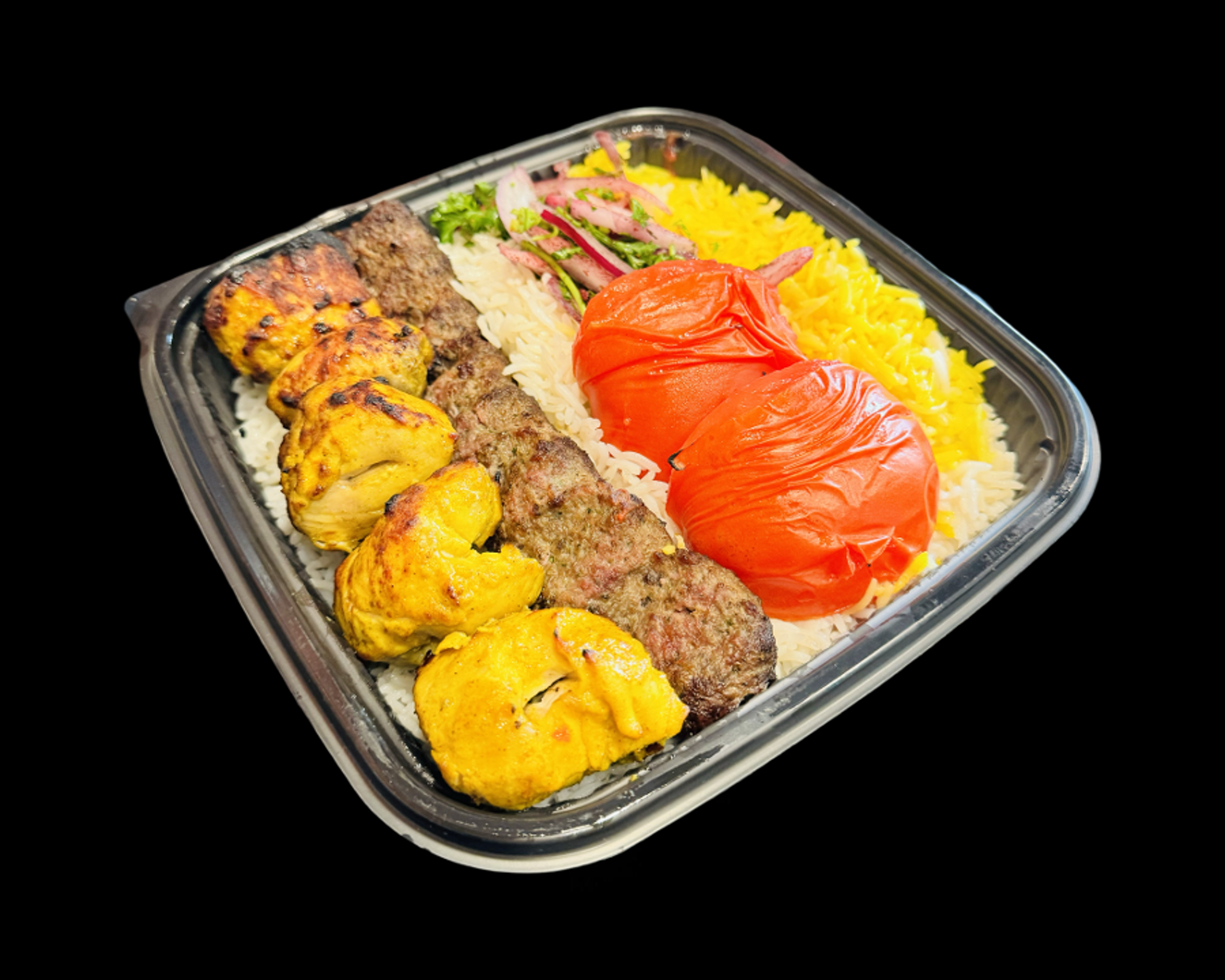 Combo #3 (Kobideh & Chicken).