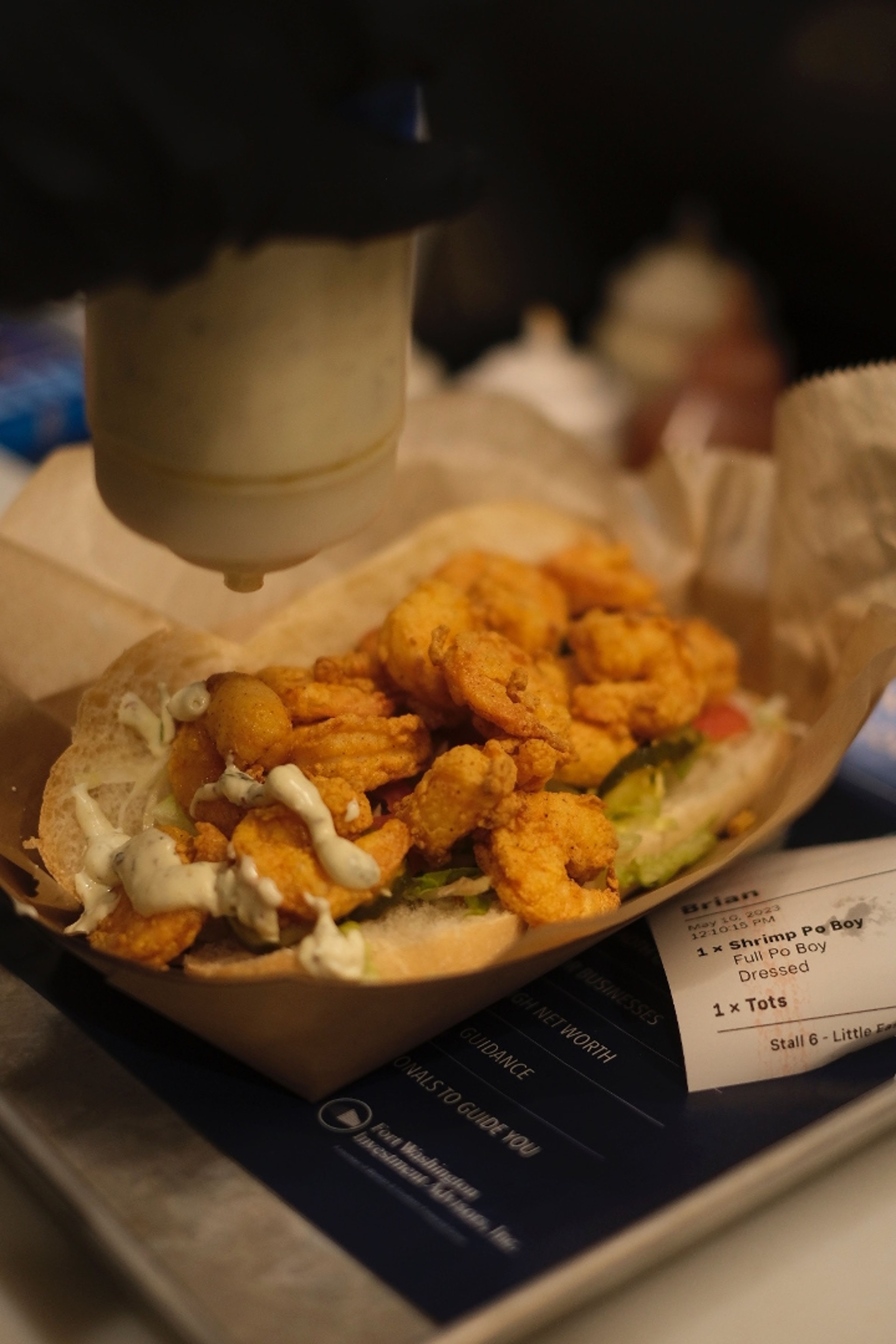 Shrimp Po' Boy.