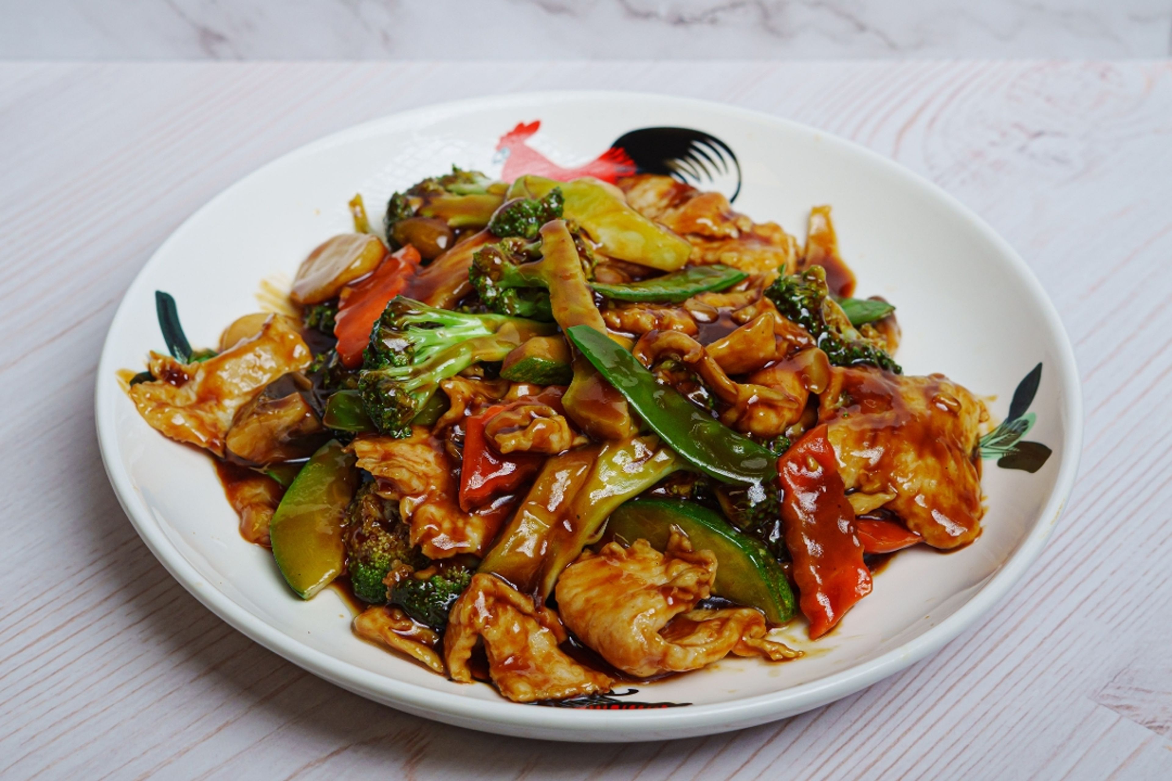 Chicken with Vegetables Dinner 蔬菜鸡.