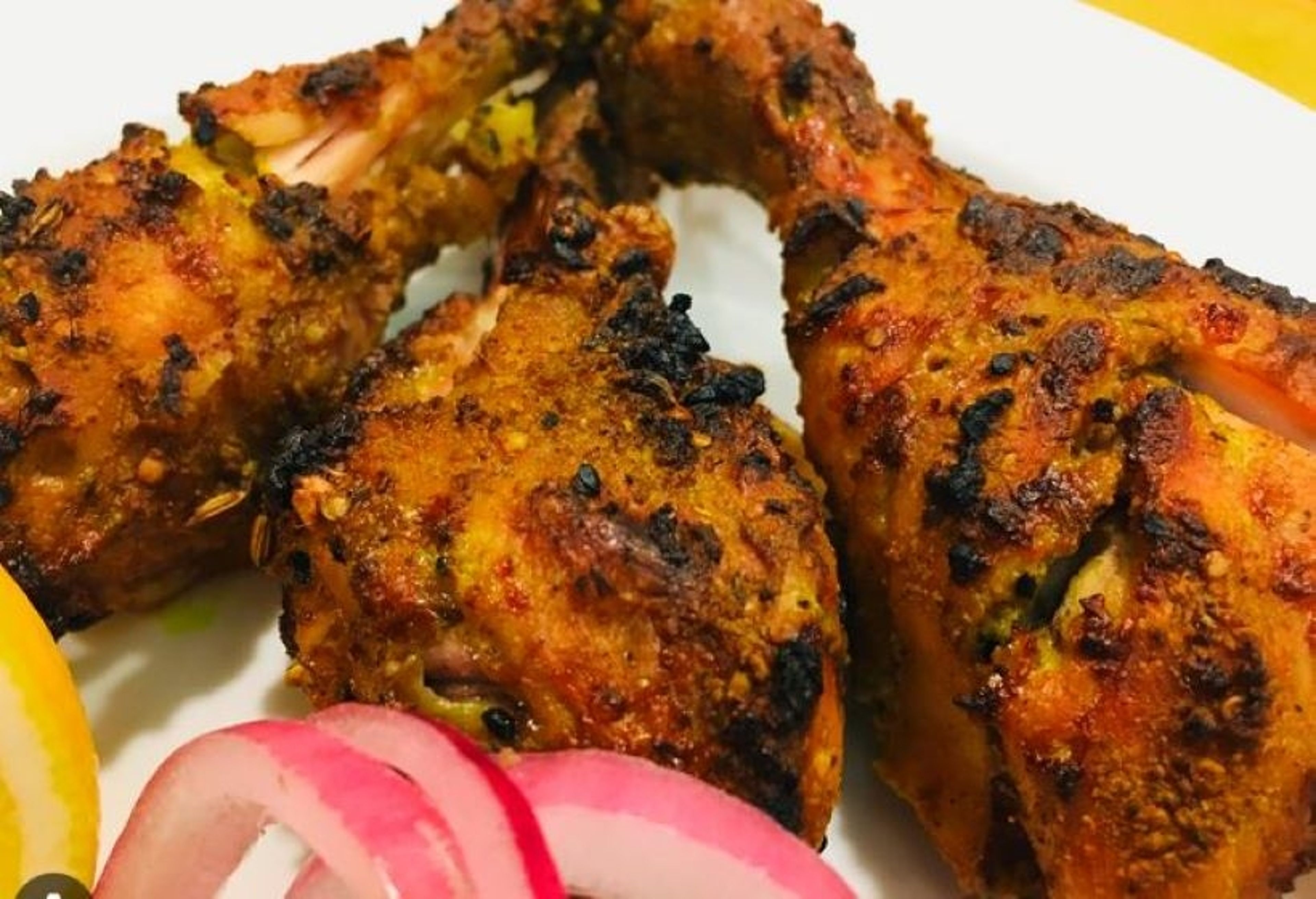 Achari Leg Quarter (2 Large Pieces).