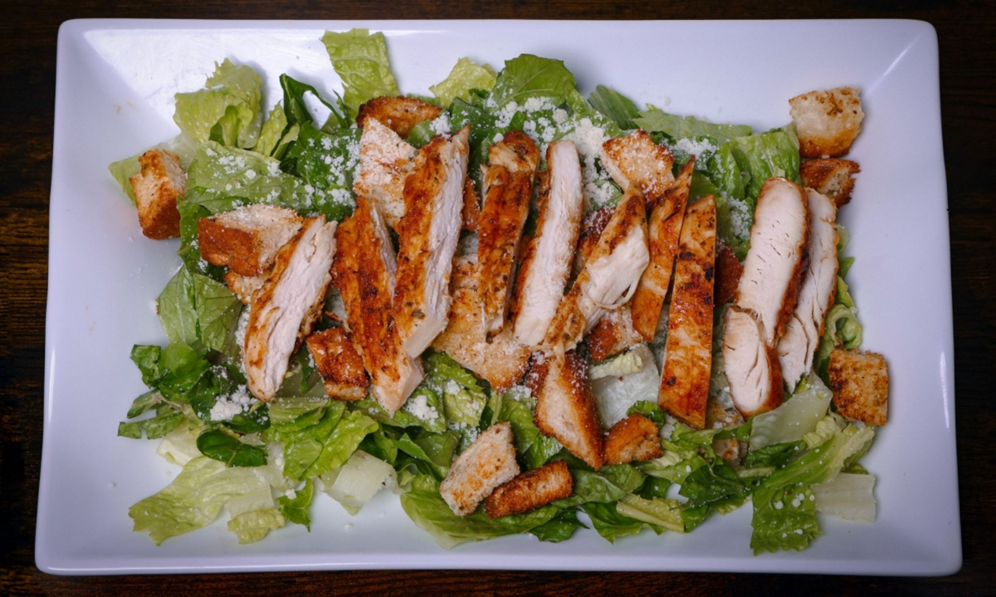 HOMEMADE CAESAR SALAD.