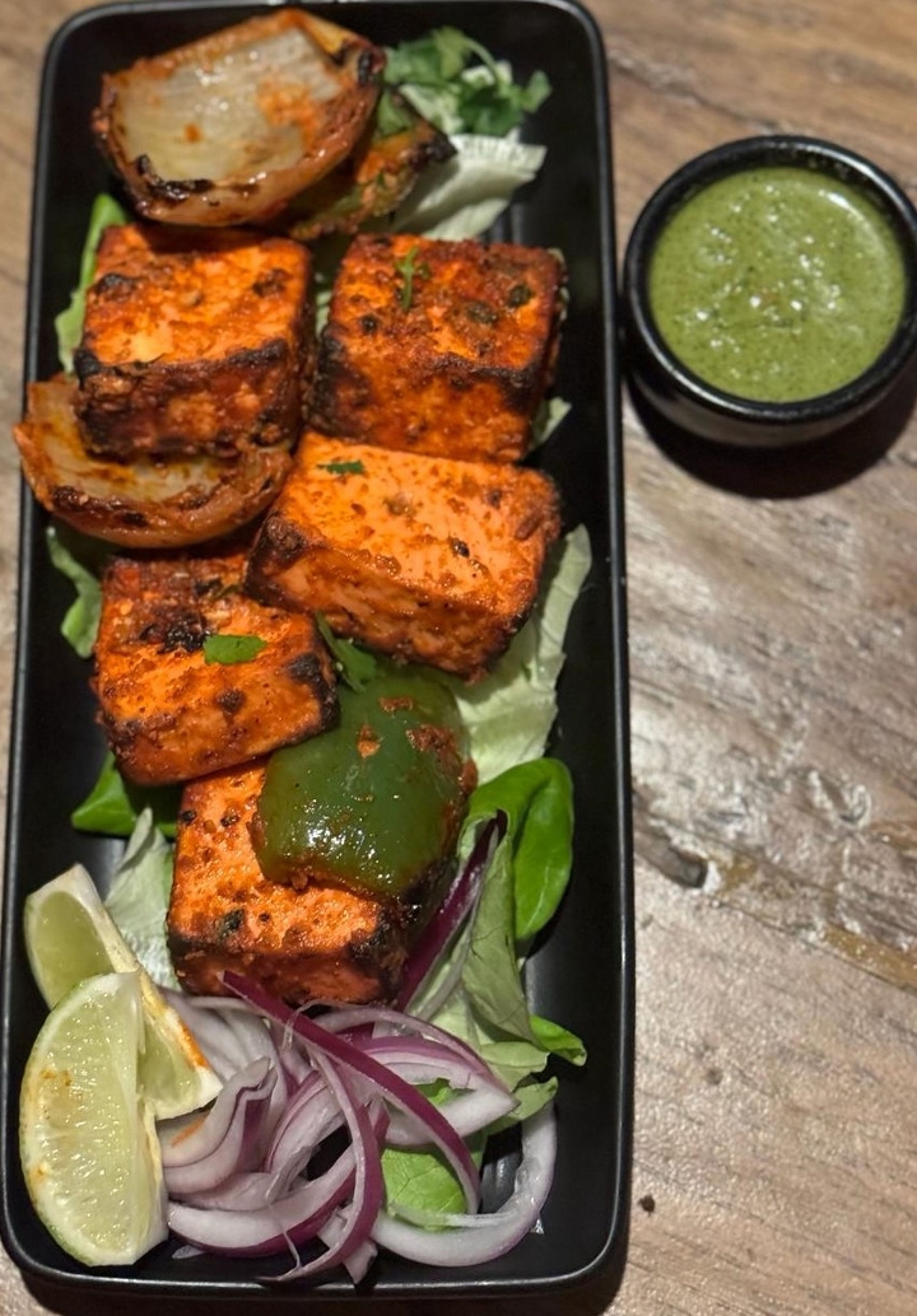 Paneer Tikka Kebab  (4 pcs).