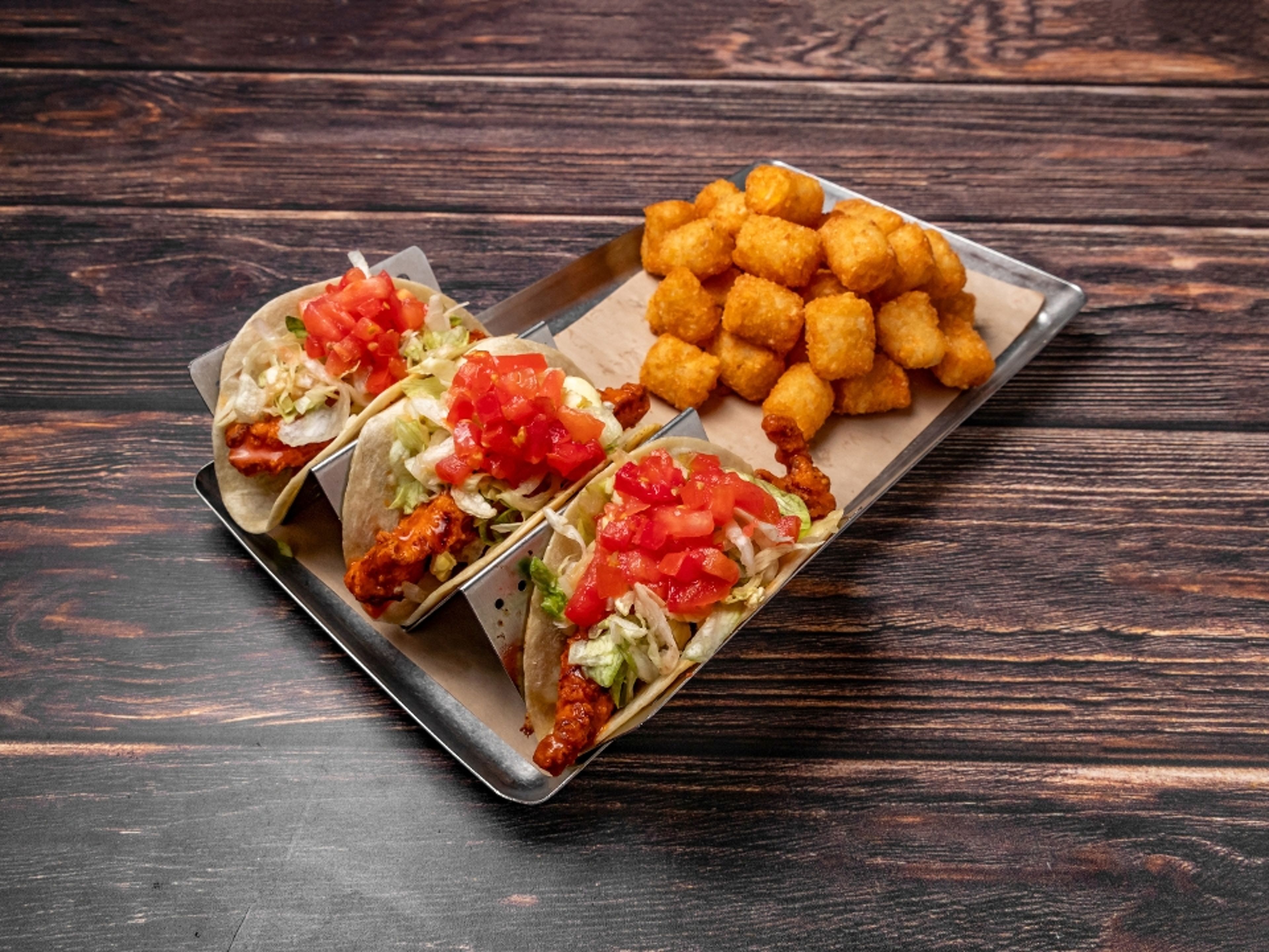 Buffalo Chicken Tacos.