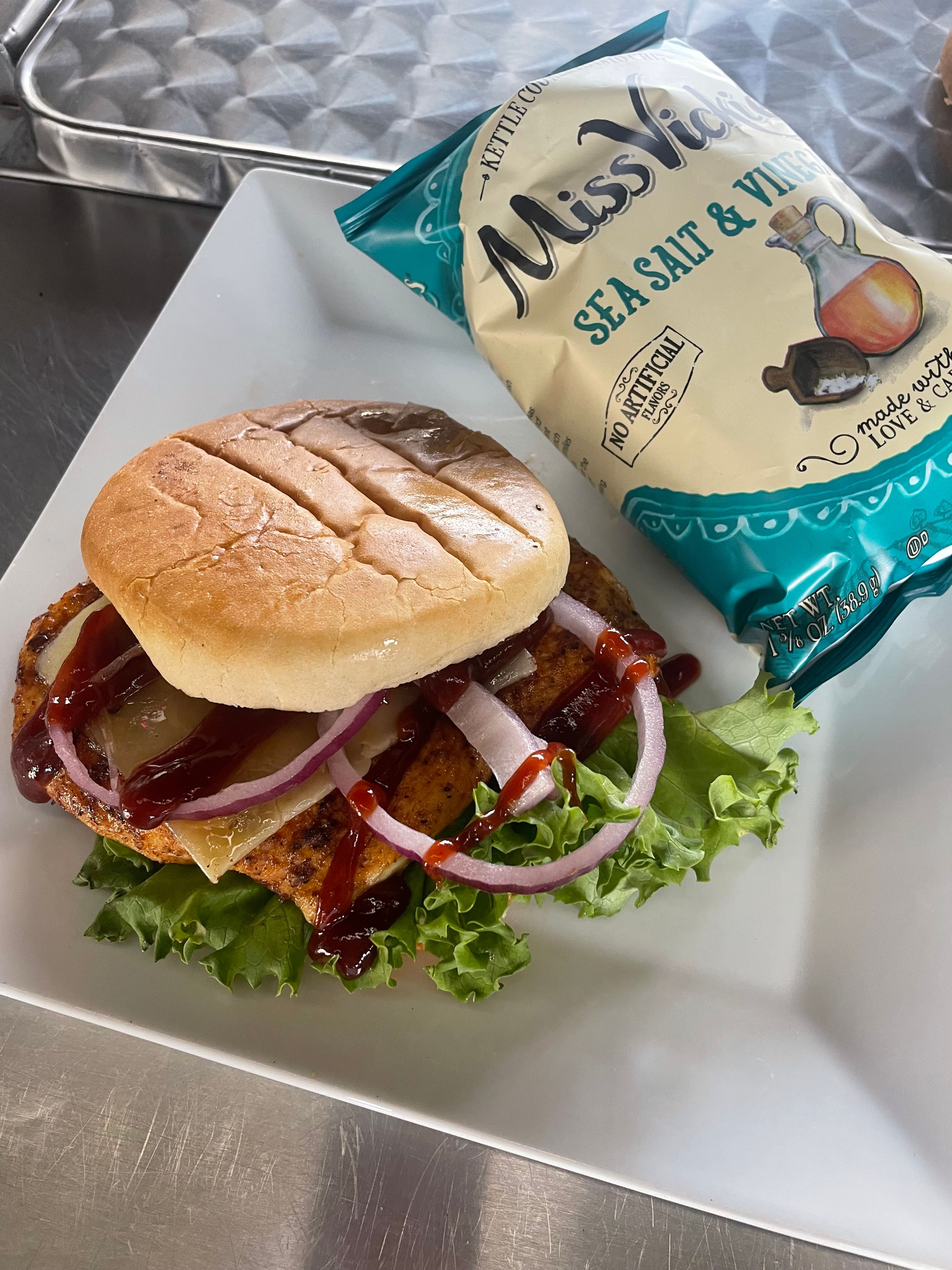 Barbecue Chicken Sandwich.